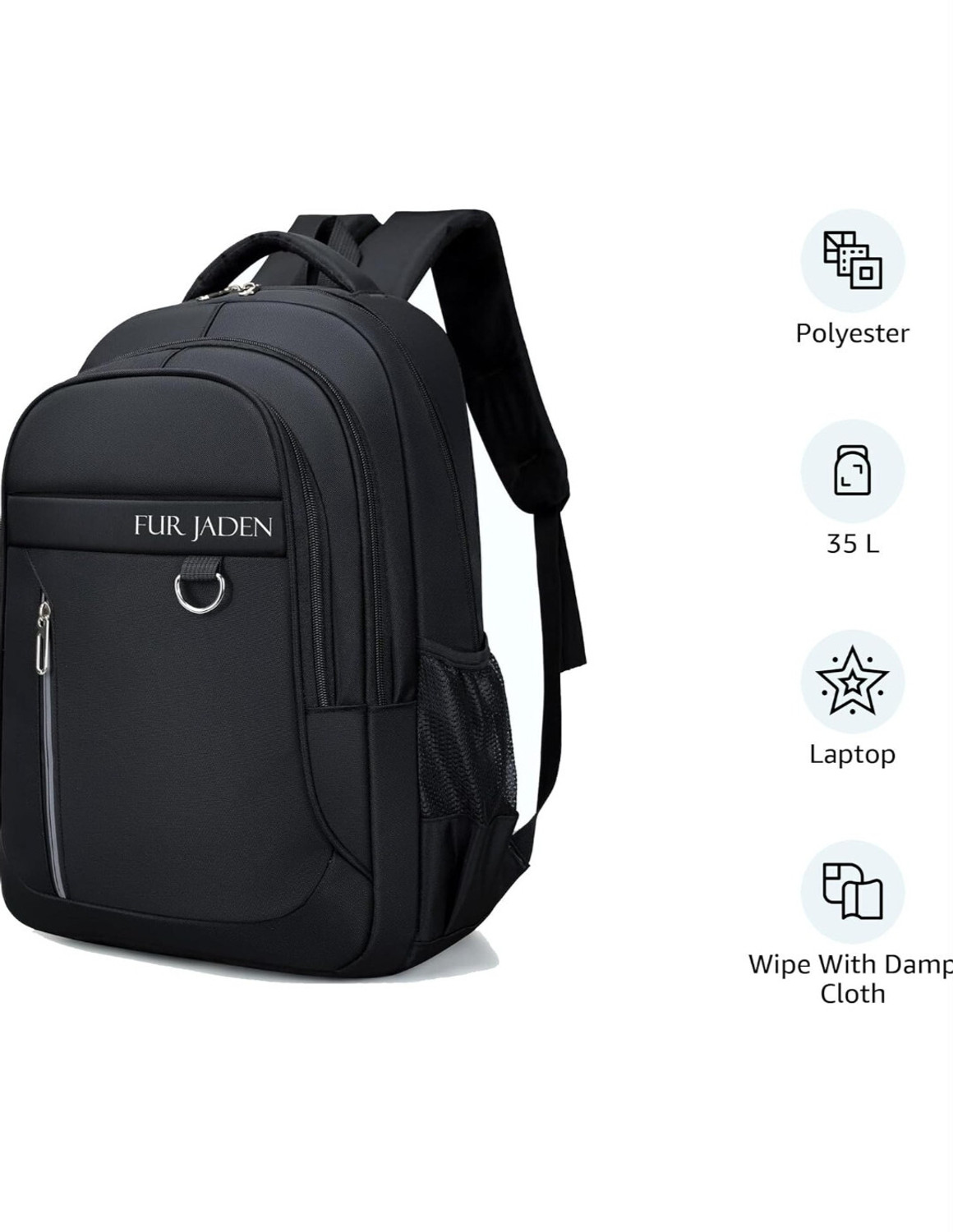 Image of FURJADE 35L Professional Backpack with 15.6 Inch Laptop 3 Large Compartments 35 L Backpack