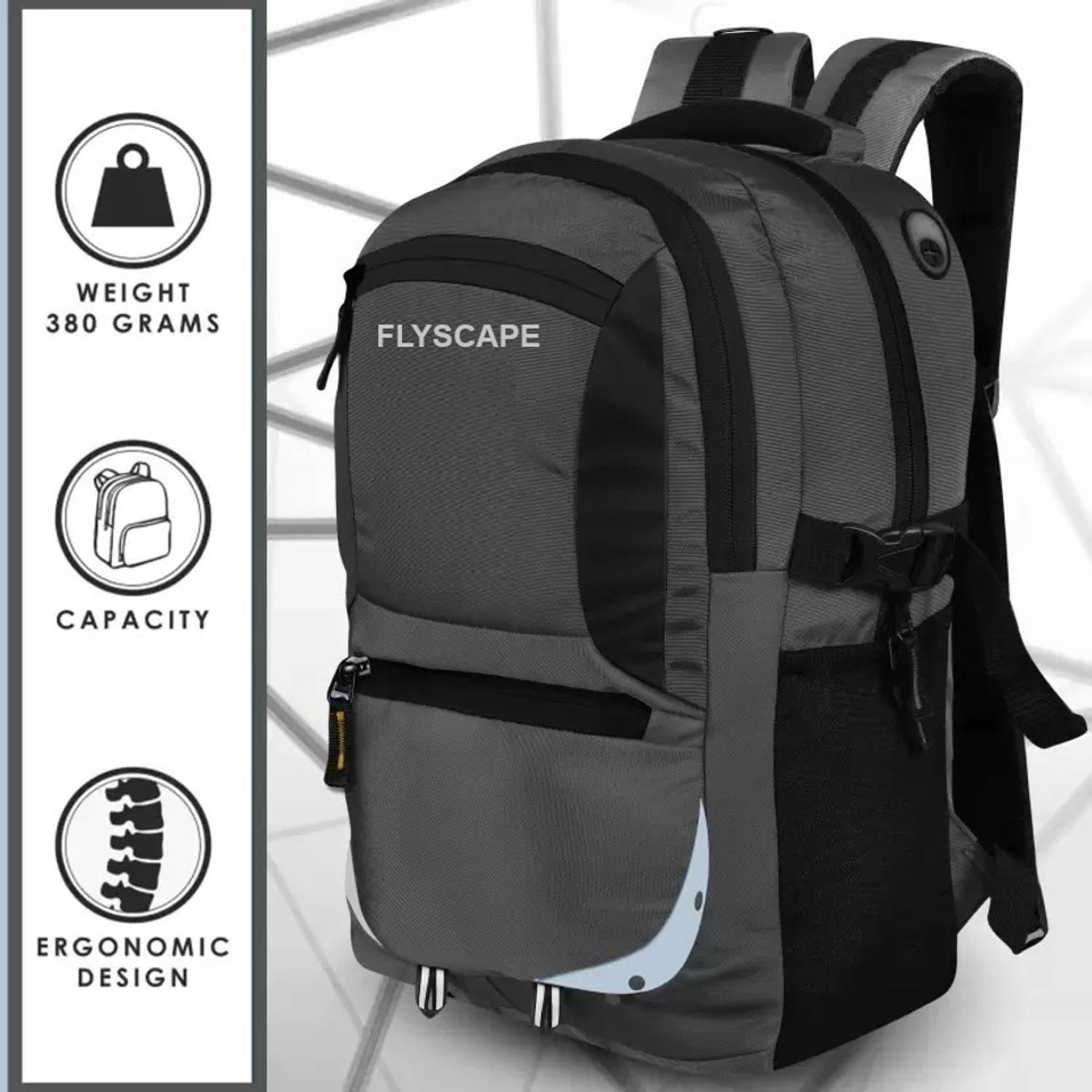 Flyscape Spacy 36L Laptop Backpack - Image 4
