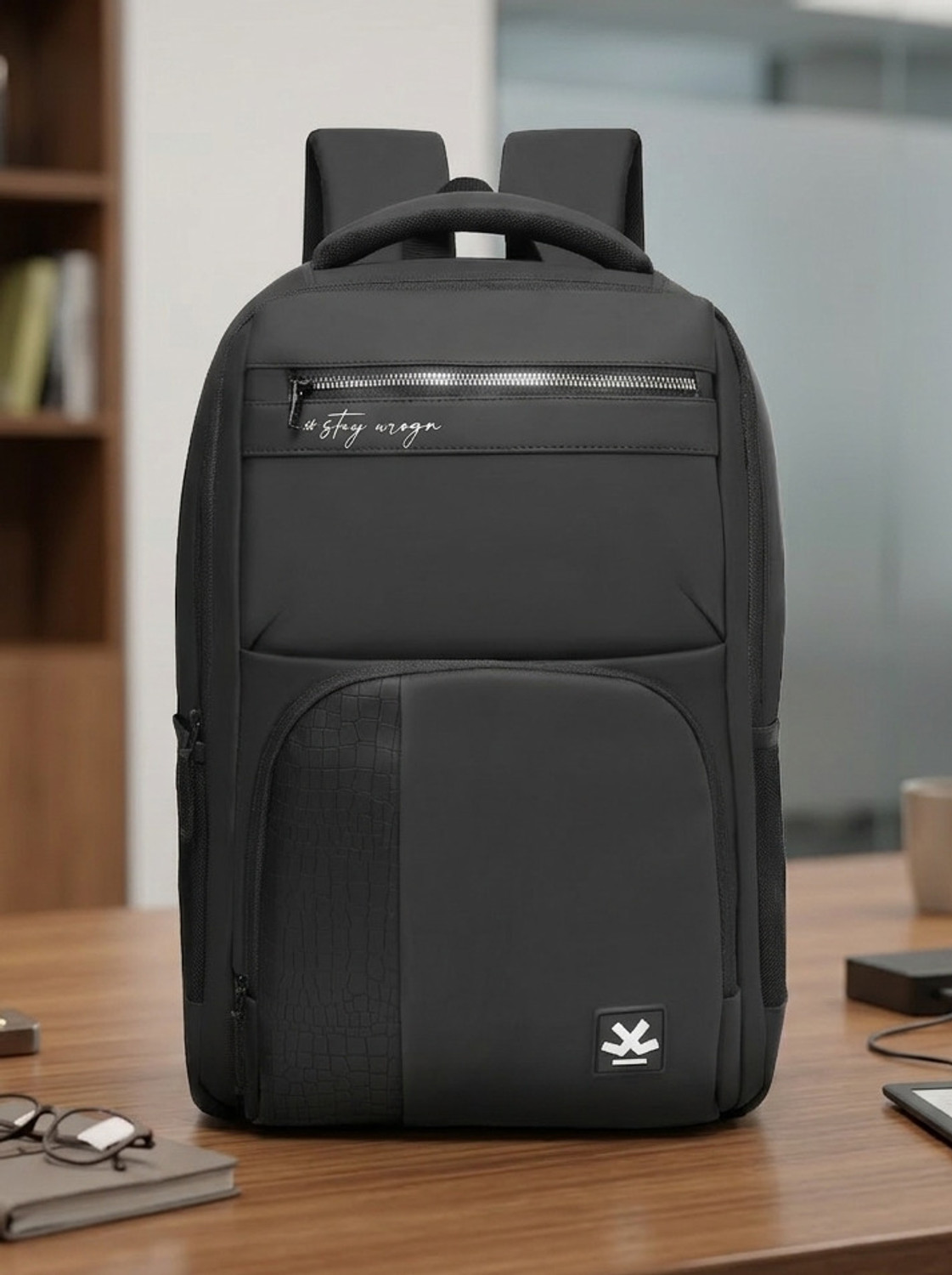 Image of WROGN ALPHA Anti-Theft laptop Backpack with Extra Space Bag Office /School / Travel 35 L Trolley Laptop Backpack