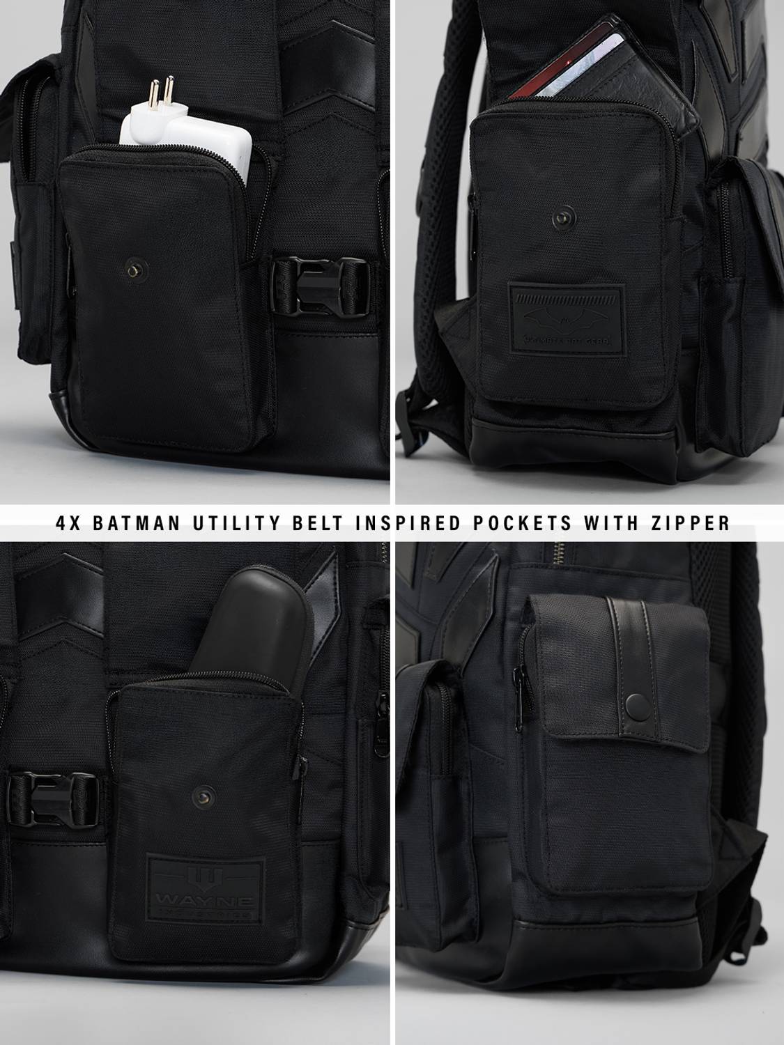 The Souled Store Batman Gotham Gear 19.3L Backpack - Image 5