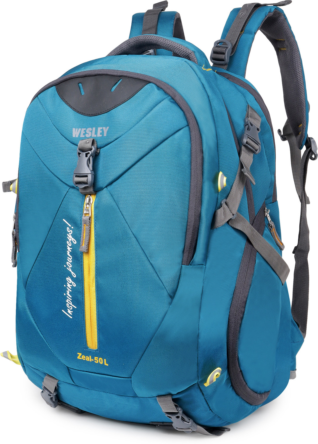 Image of WESLEY Zeal Multipurpose bag with Shoe Compartment /Raincover College travel backpack 50 L Laptop Backpack