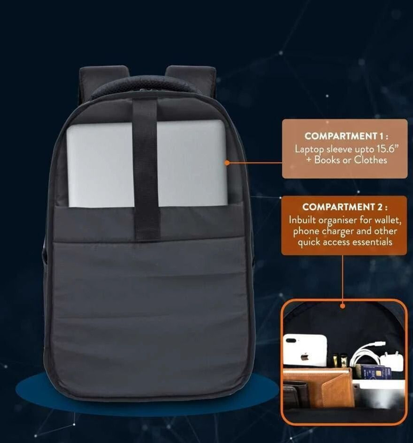 Image of HP Laptop Backpack laptop Bag||College Bag||BACKPACK||OFFICE Bag 30 L Laptop Backpack