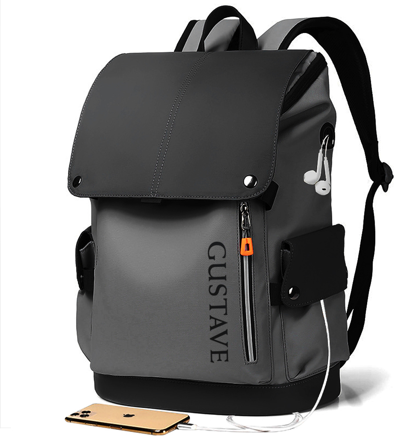 Image of gustave Laptop Backpack Fashion Men Shoulder Backpack Large Capacity Backpack 15.6 Inch 2.5 L Backpack