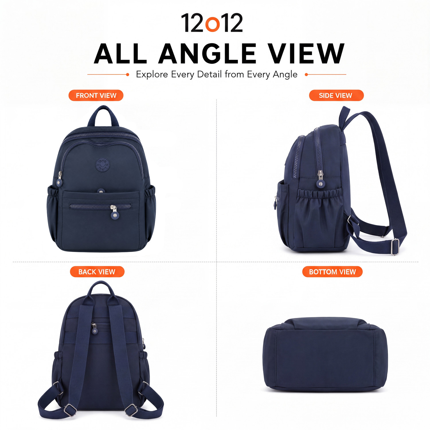 Image of TS WITH TECHSUN Women's Stylish Mini Backpack for Travel, Work, Office, Picnic & Shopping 10 L Trolley Backpack