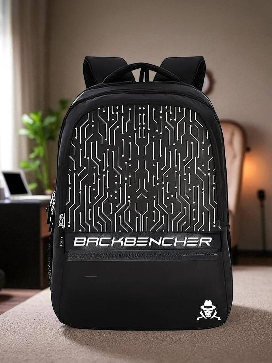 Organo Craft Circuite Pattern 45L Laptop Backpack - Image 1