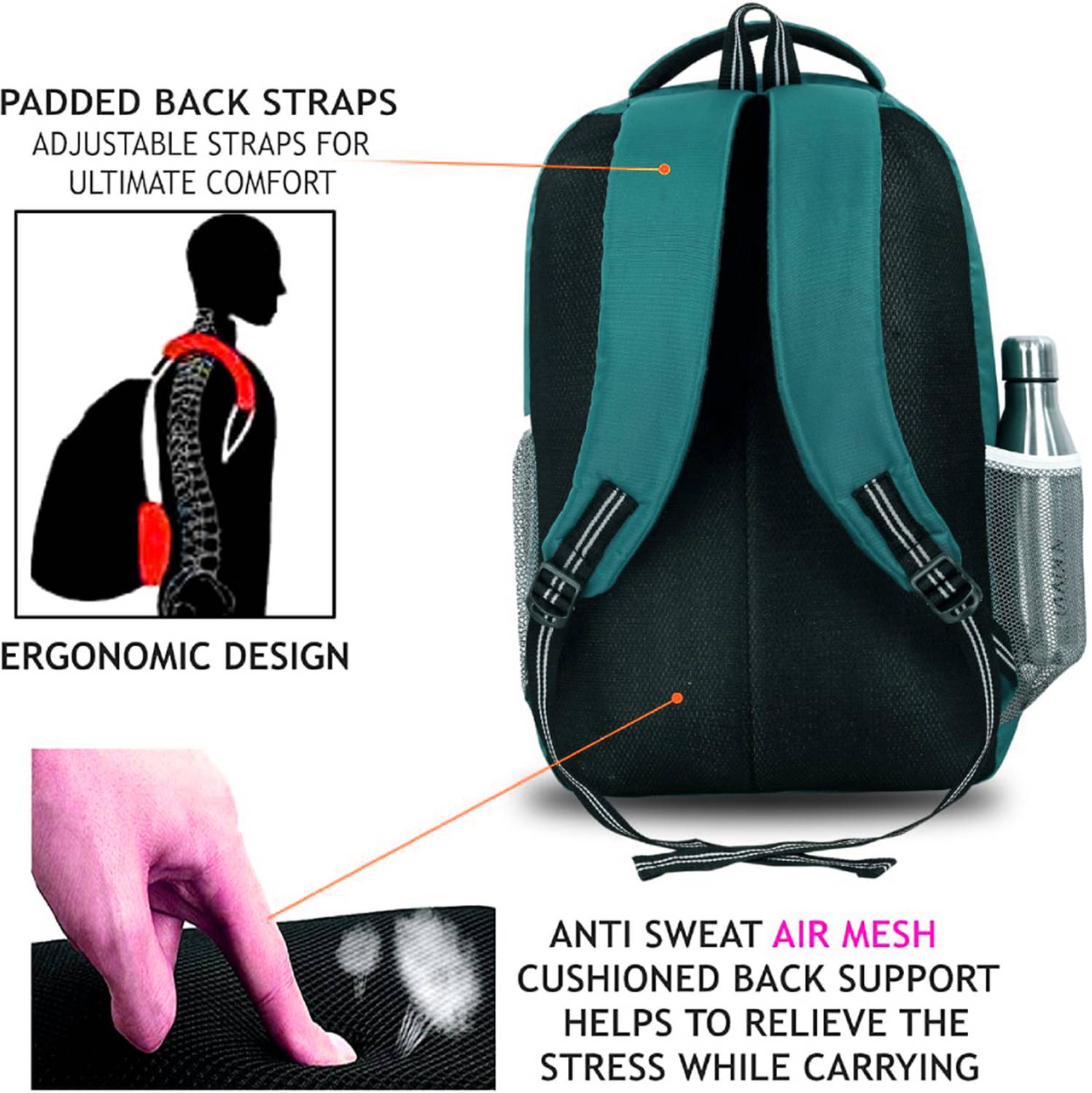 SJ Enterprises Waterproof School Backpack - Image 5