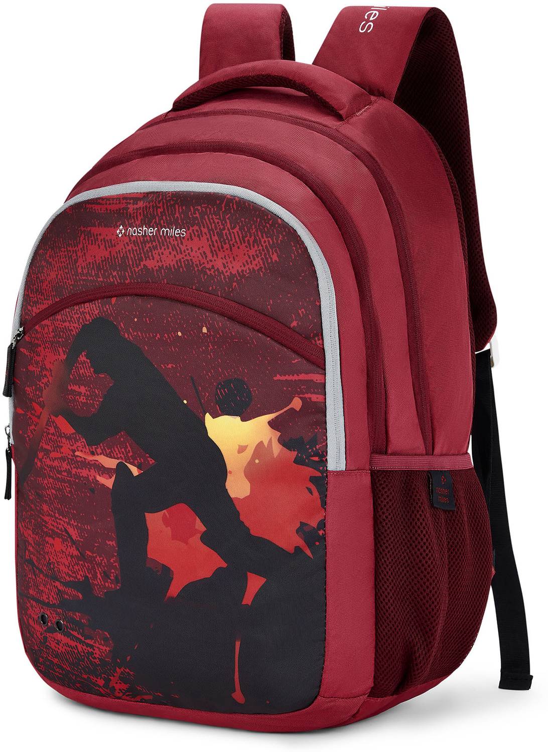 NASHER MILES Cricket Backpack for Men & Women | 3 compartment
