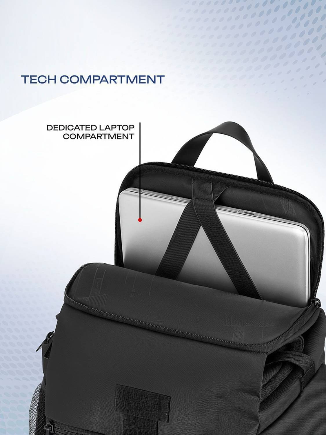 SAFARI Caden 25 L Black Laptop Backpack - Image 5