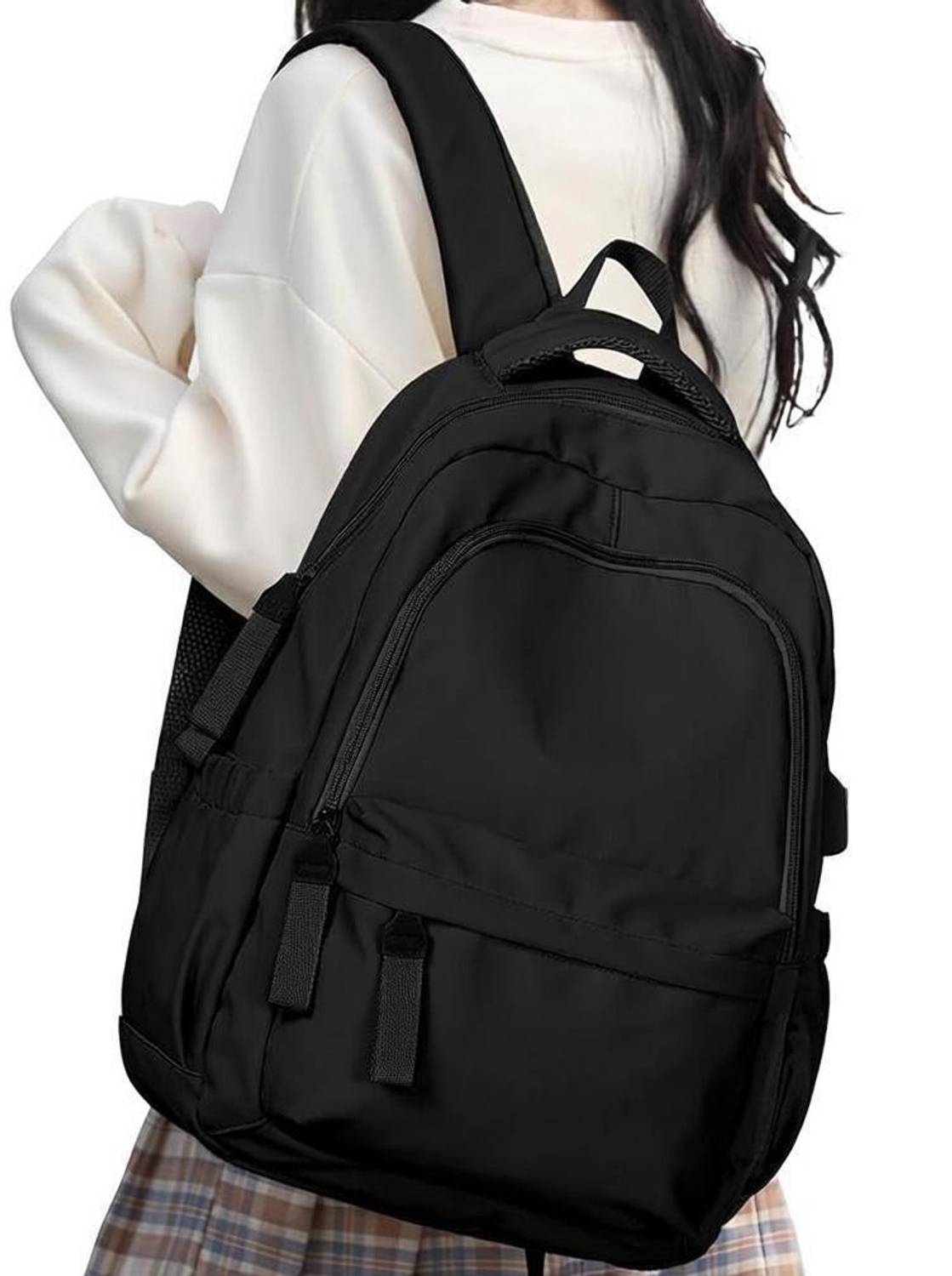 toplis 20L Vintage Polyester Backpack for Women - Image 1