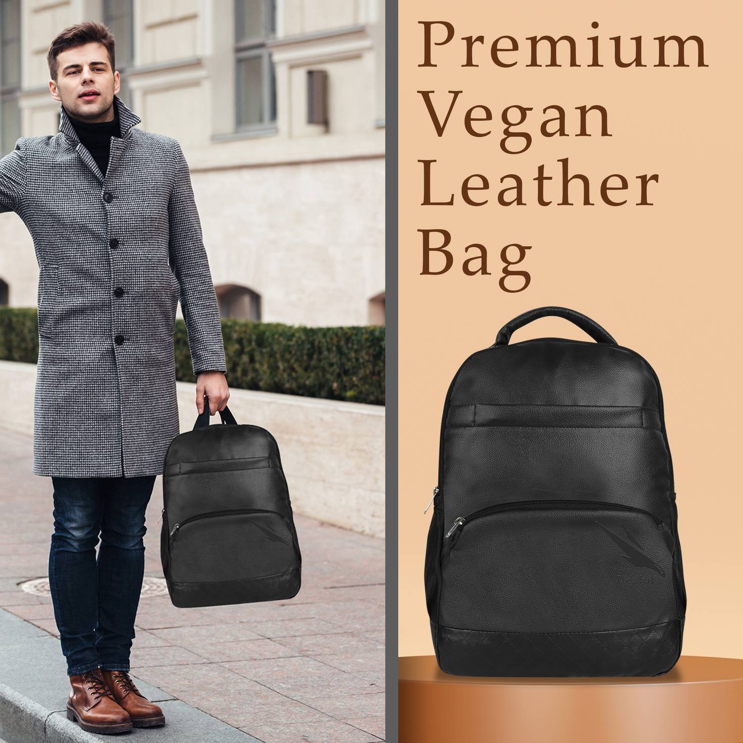 Dezful Elegant Black 27 L Laptop Backpack - Image 3