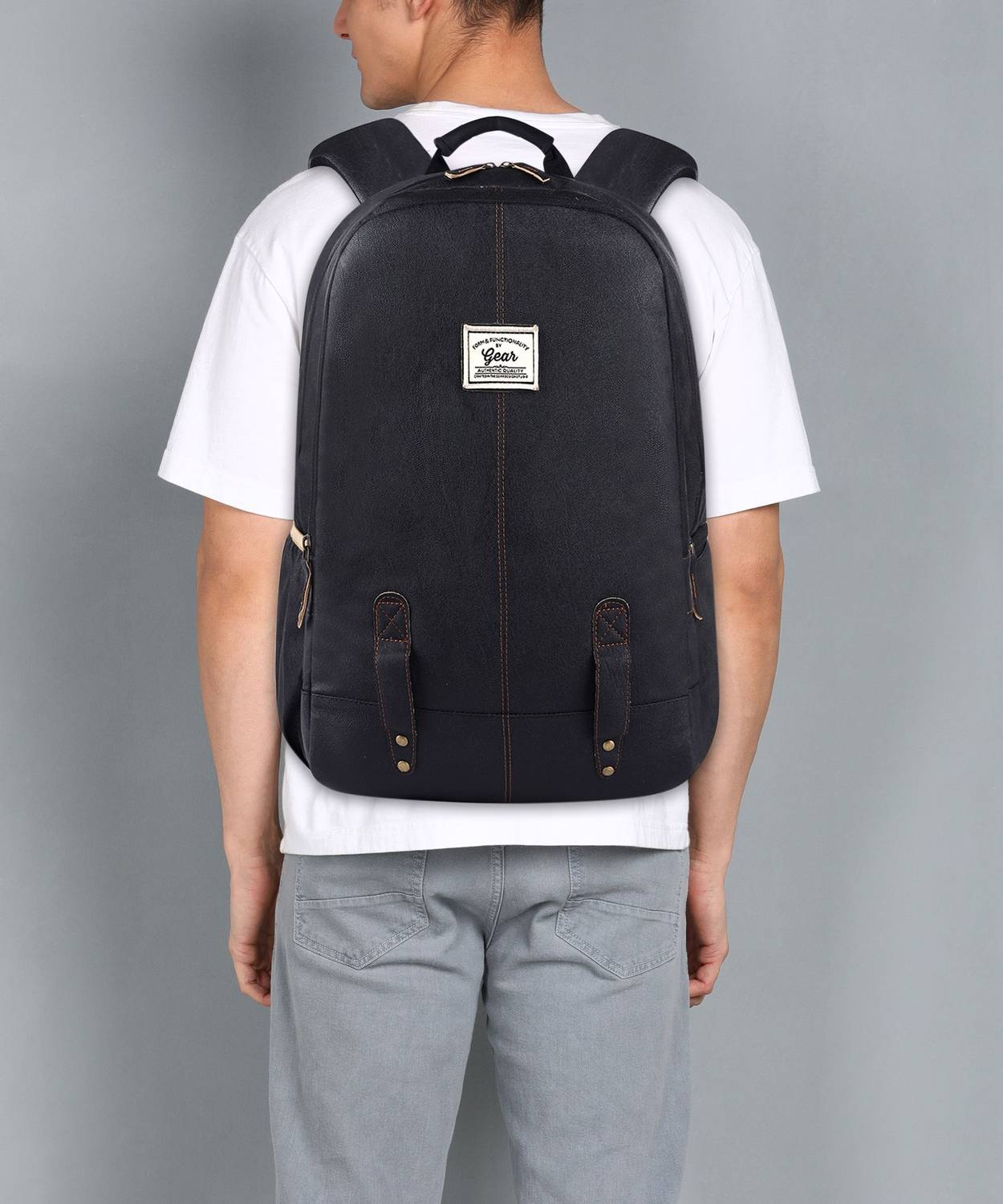 Gear Classic Leather 28L Laptop Backpack - Image 2