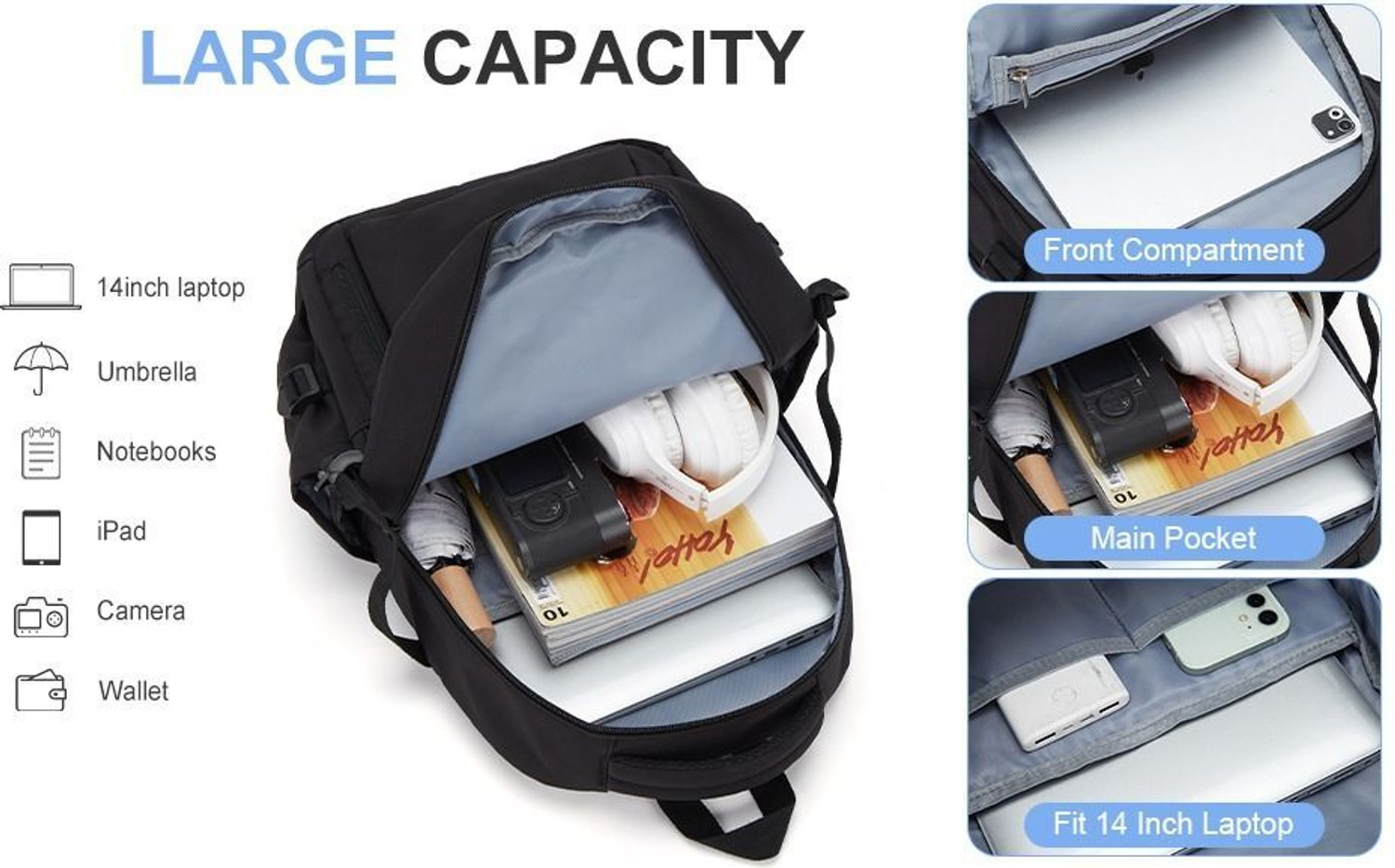 Image of PROVOGUE for Women Girls Travel,Casual,College,Office,Work,Gift Bag girls 20 L Backpack