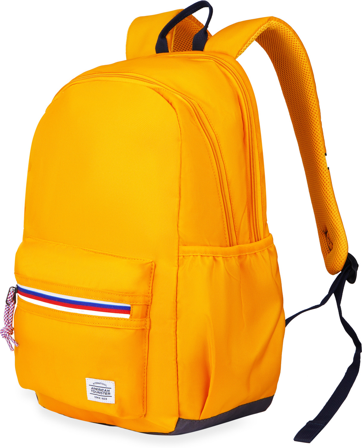 Image of AMERICAN TOURISTER Medium 28 L Laptop Backpack Carter College & Office Laptop Backpack with Front Organizer /Spacious Interiors (Yellow)