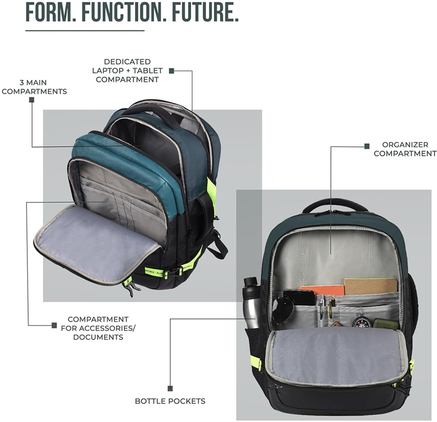 Image of Gear Turbo 3 Travel LBP 40L with rain cover 40 L Laptop Backpack