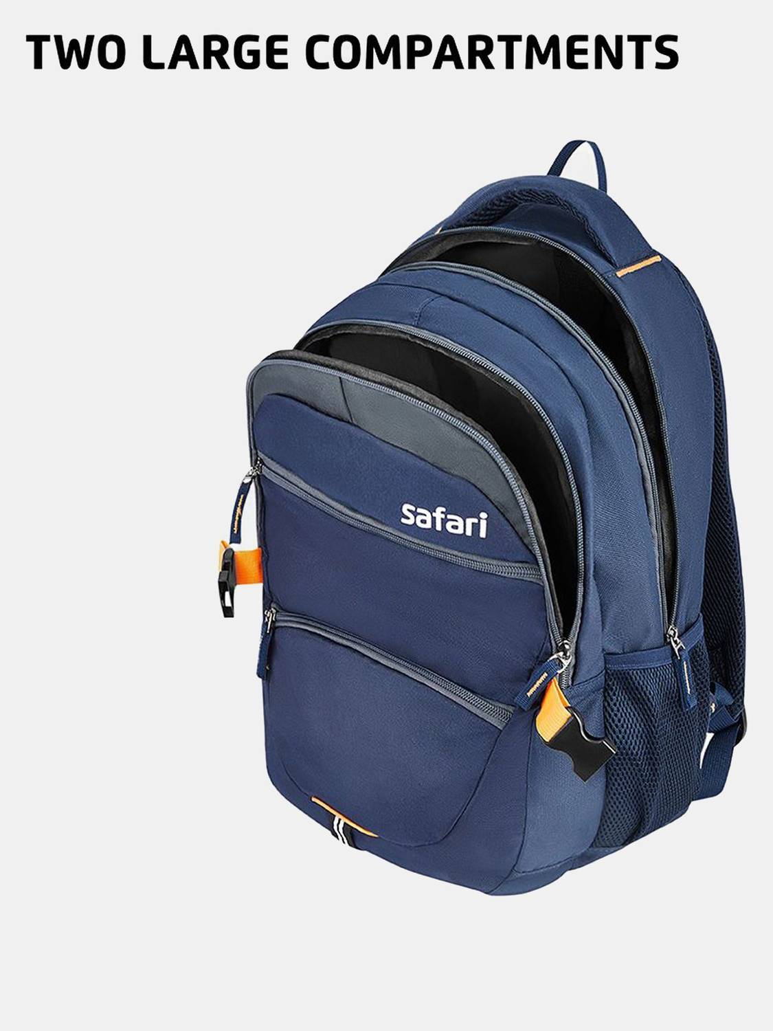 SAFARI ASHPER 30L Blue Laptop Backpack - Image 5