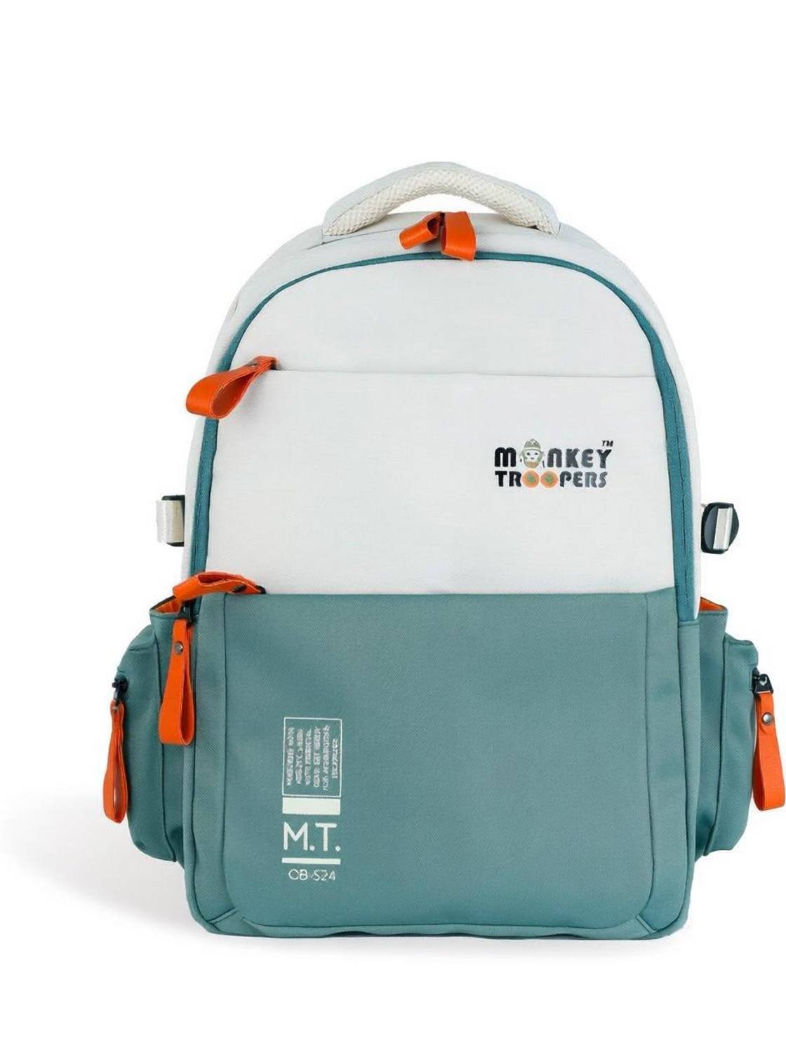 Monkey Troopers Bouje 27L Laptop Backpack White