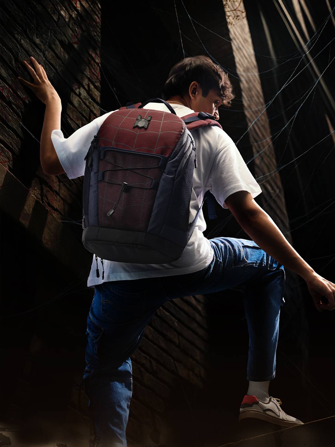 The Souled Store Medium 24 L Laptop Backpack Spider-Man: Classic