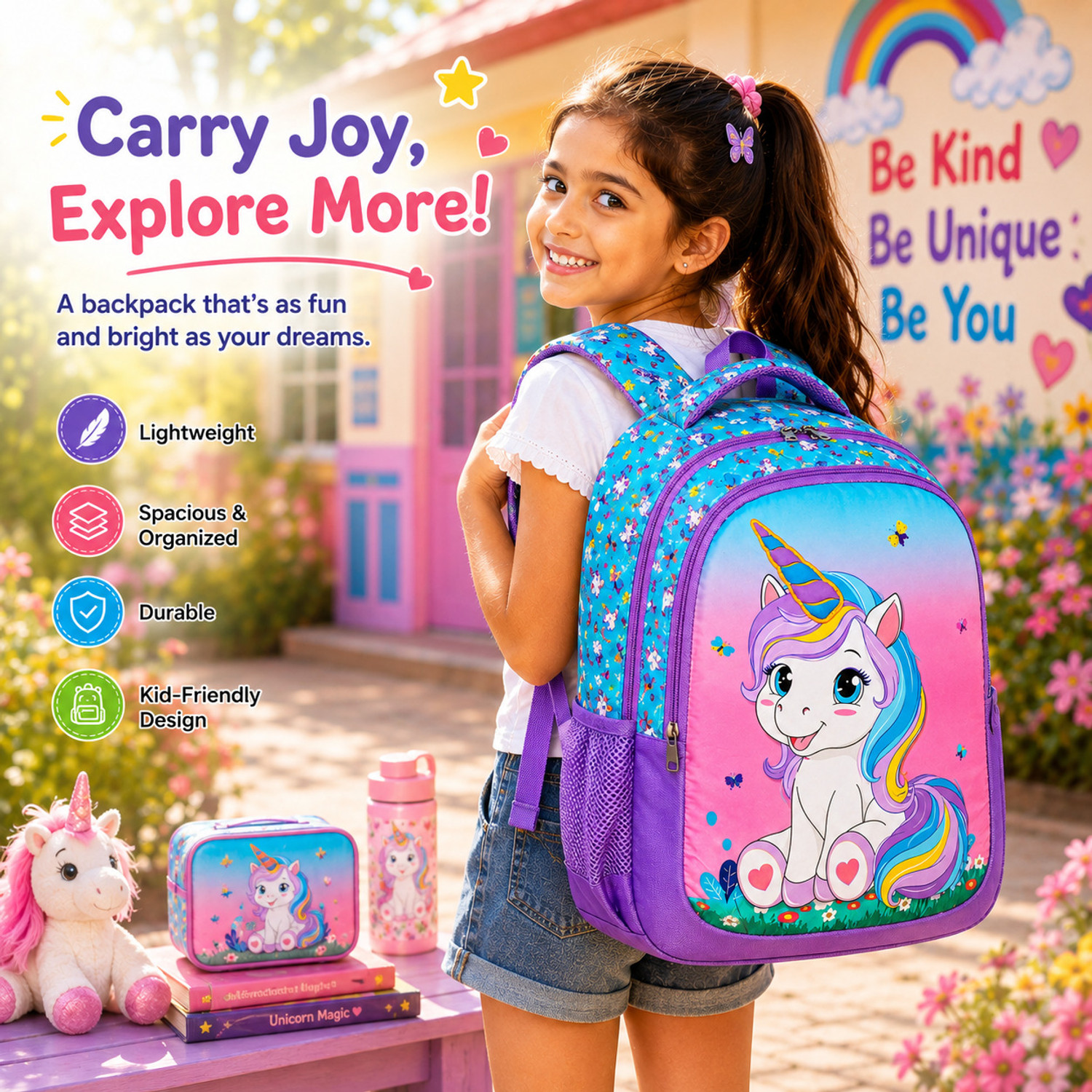 Image of Priority School Backpack Lightweight Durable Comfortable Daily Use Bag 18 L Backpack