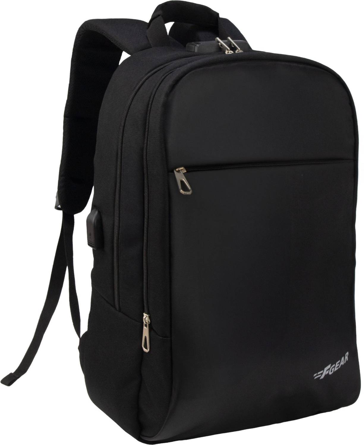 F Gear Harvey Black Number Lock 25 L Laptop Backpack