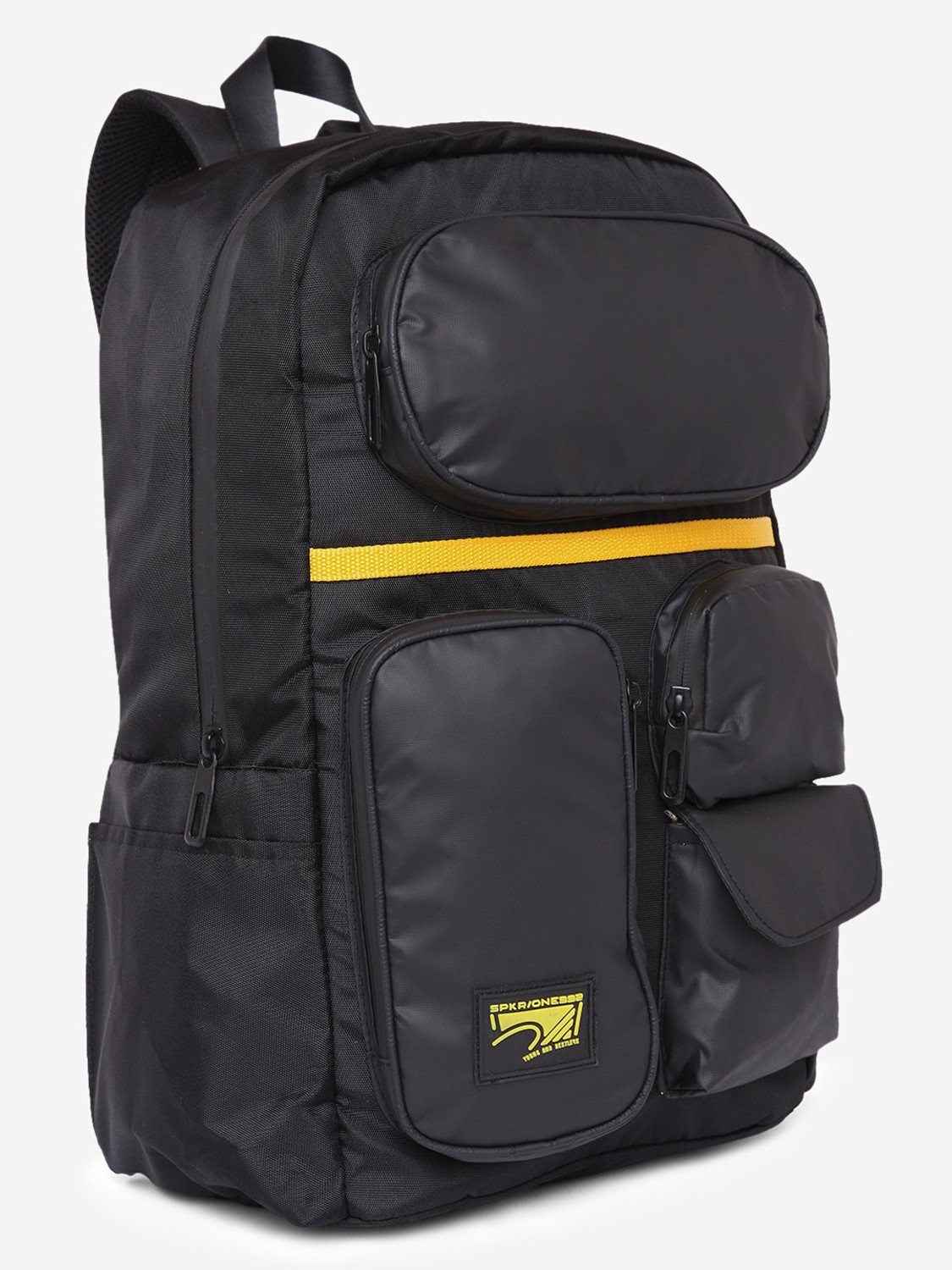 Image of Spykar UABGAS011Black 21 L Backpack