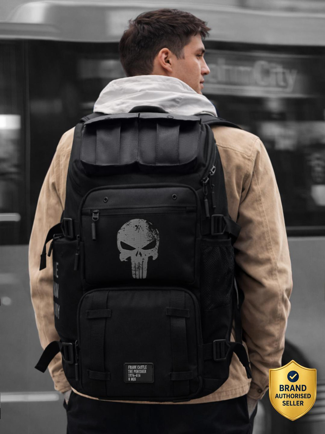 Image of The Souled Store Punisher: Tactical Armour 28 L Backpack