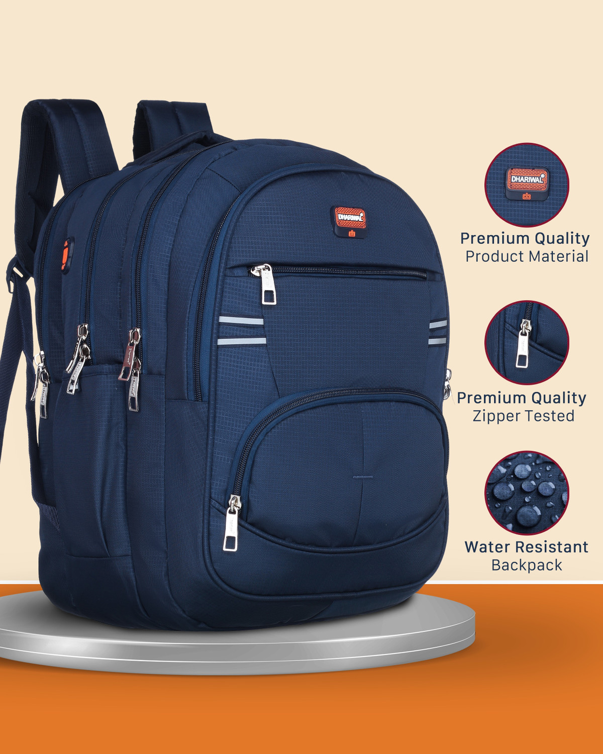 Image of Dhariwal bags Backpack for Men & Women | Office, Travel, School, College bag| BP -242 Backpack