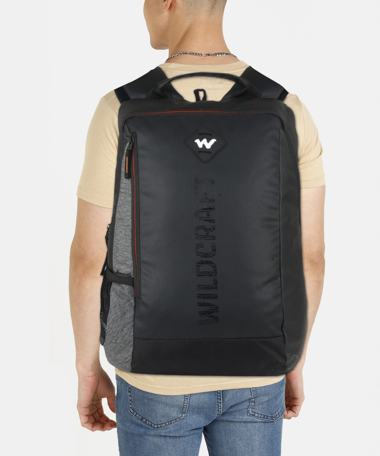 Image of Wildcraft Medium 24 L Laptop Backpack Streak Plus (Black)