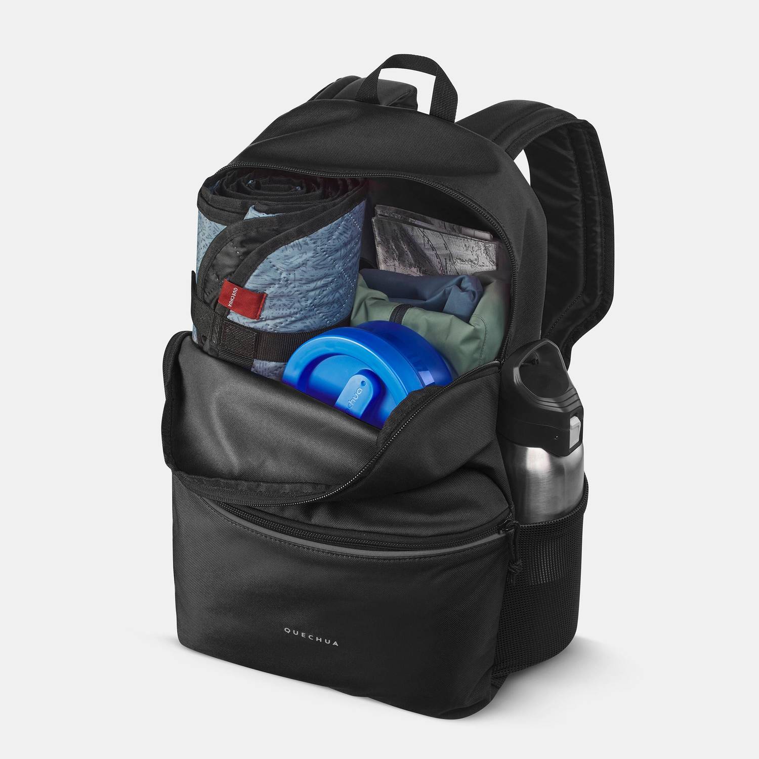 QUEACHUA NH ESCAPE 100 17L Black Backpack - Image 5