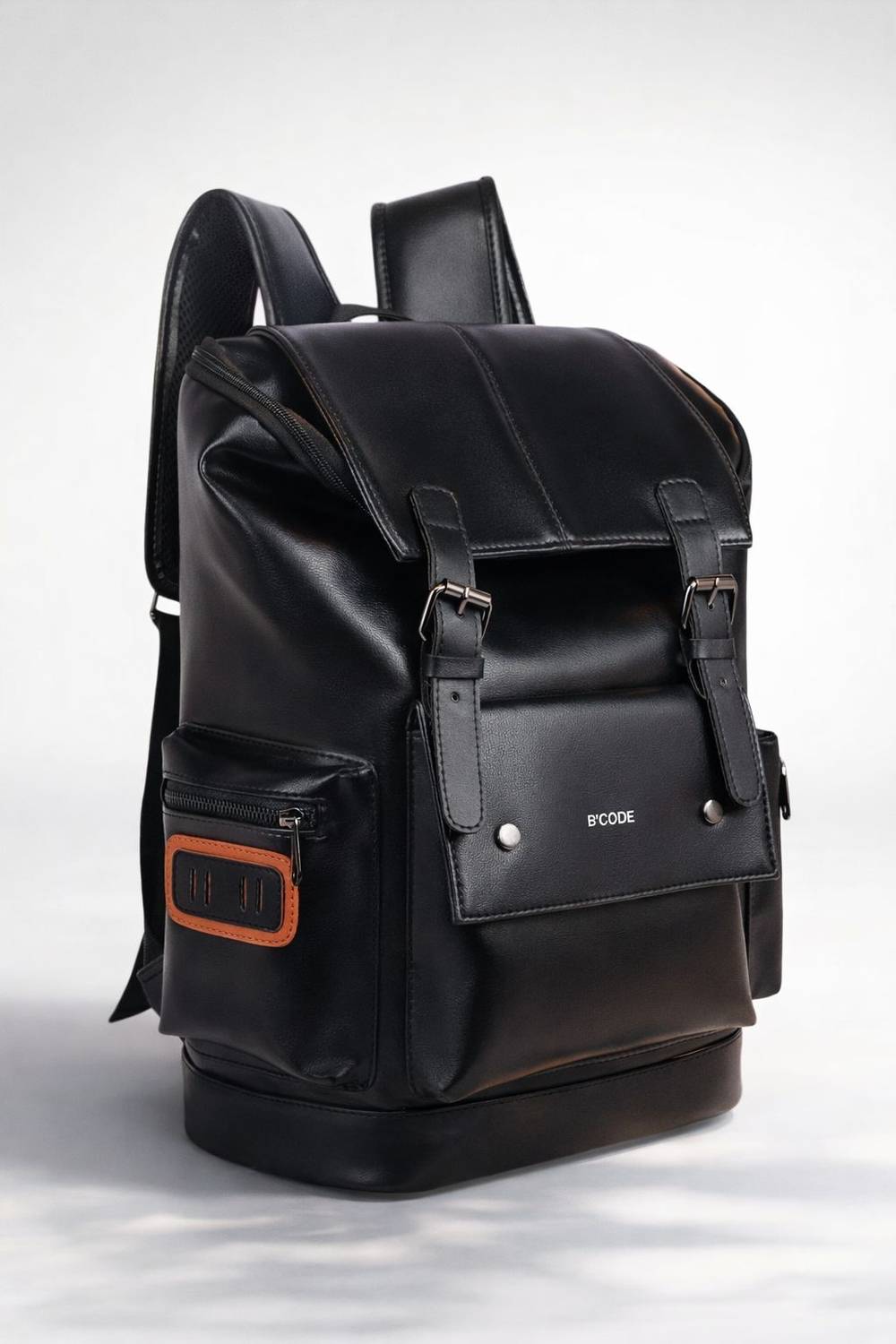 Bcode Ventro 30L Vegan Leather Anti-Theft Laptop Backpack - Image 1
