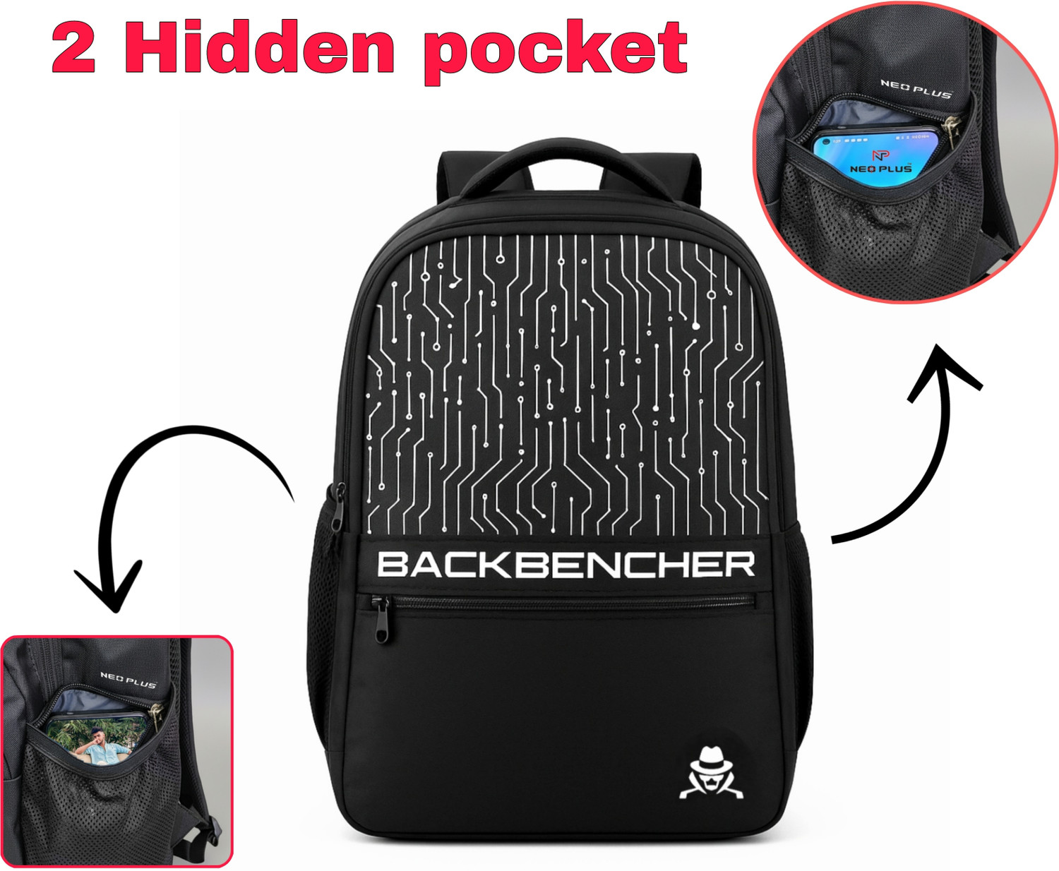 Image of MEGABOND NYLON LARGE 35 L BACKPACK 35 L Backpack