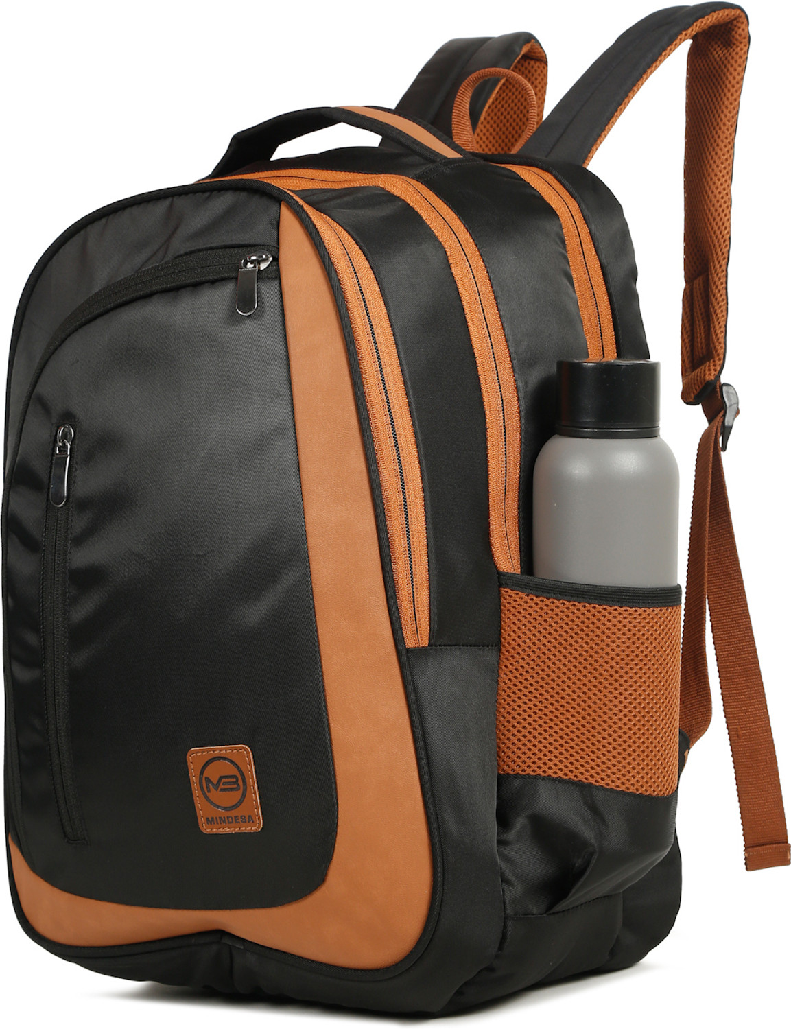 Image of Mindesa SHARP Large Capacity Laptop Bag for Man & Woman Black 45 L Laptop Backpack