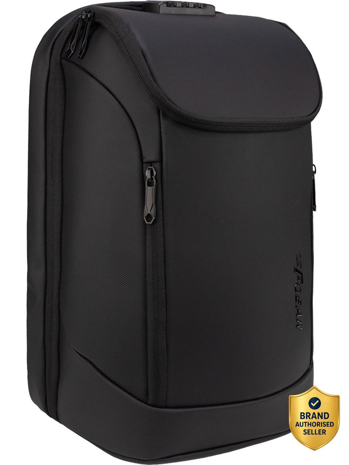 Image of F Gear Spark 30L Black Anti-Theft Laptop Backpack | 17 inch Laptop, USB & Type-C 30 L Laptop Backpack