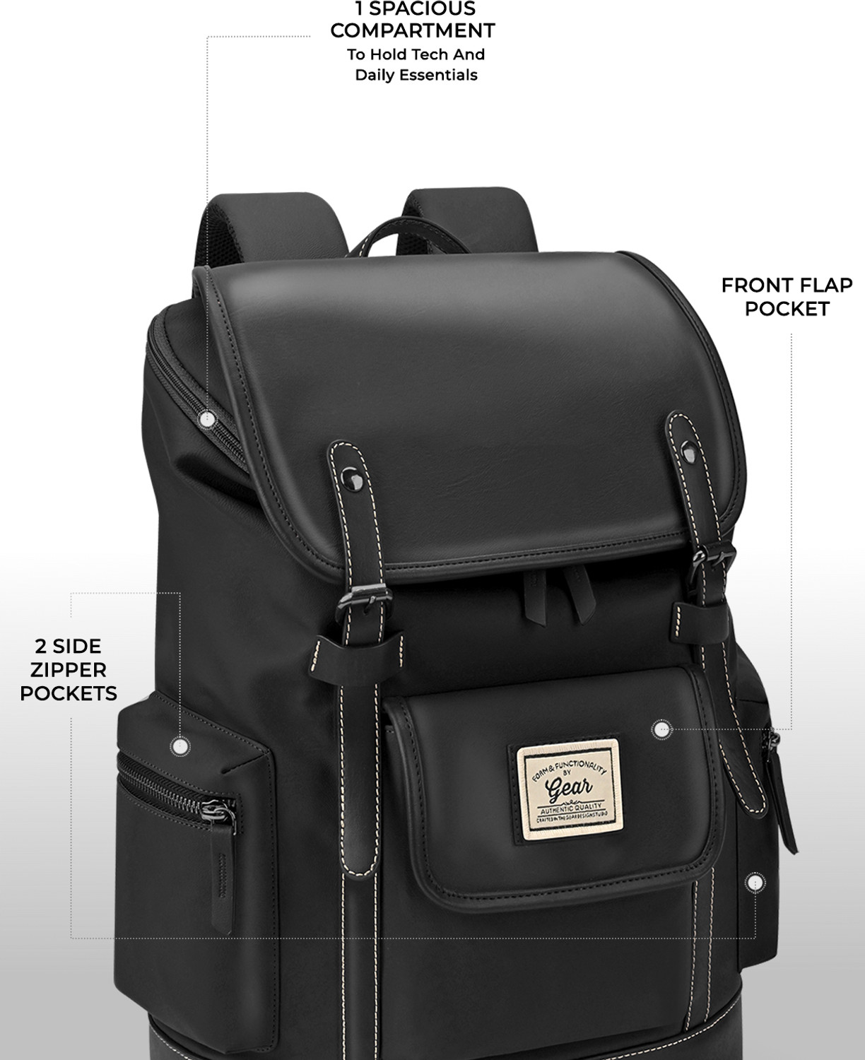 Image of Gear CLASSIC ANTI THEFT KNAPSACK 21 L Laptop Backpack