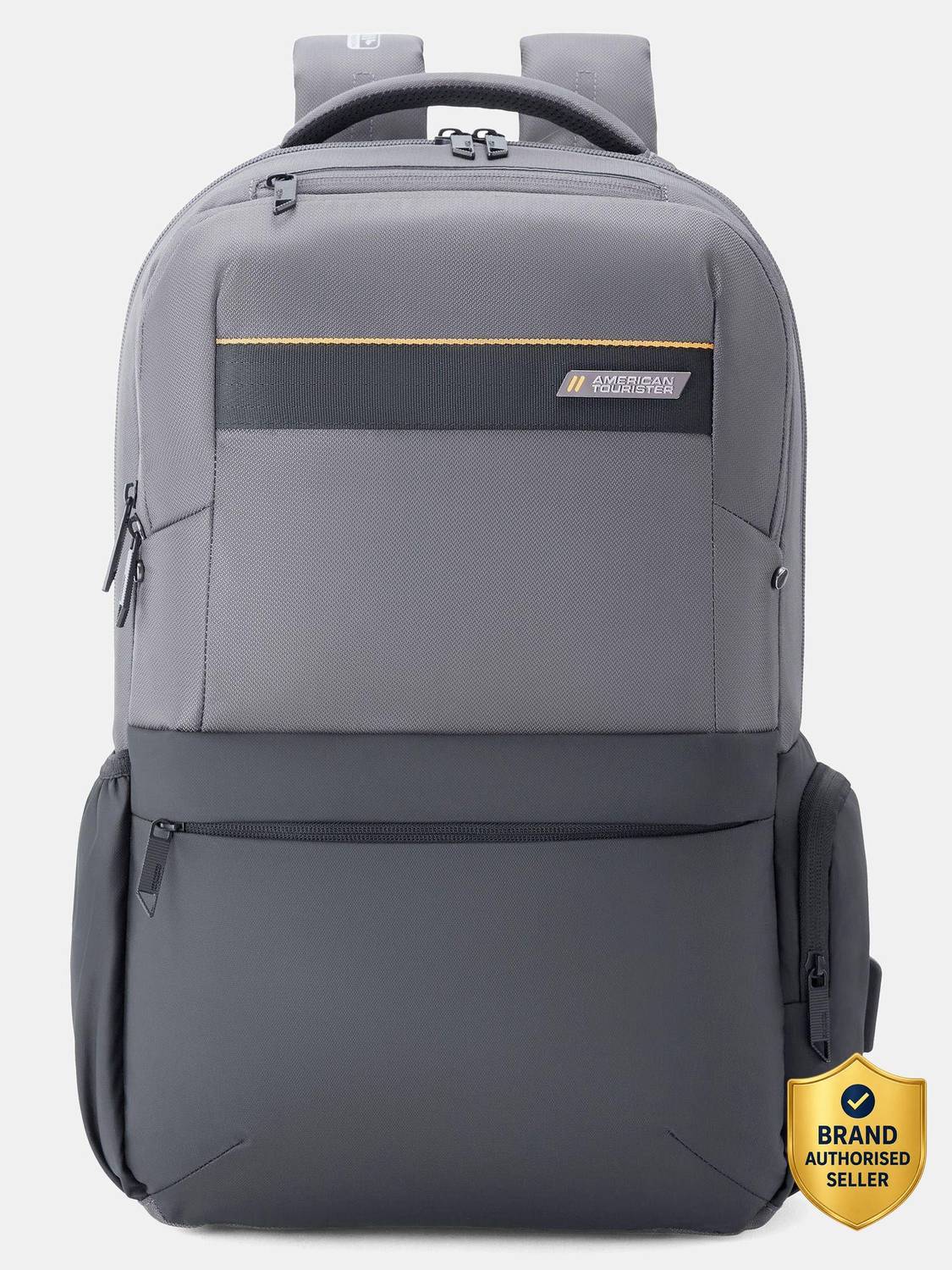 American Tourister Segno 4.0 Exp 33L Gray Backpack - Image 1