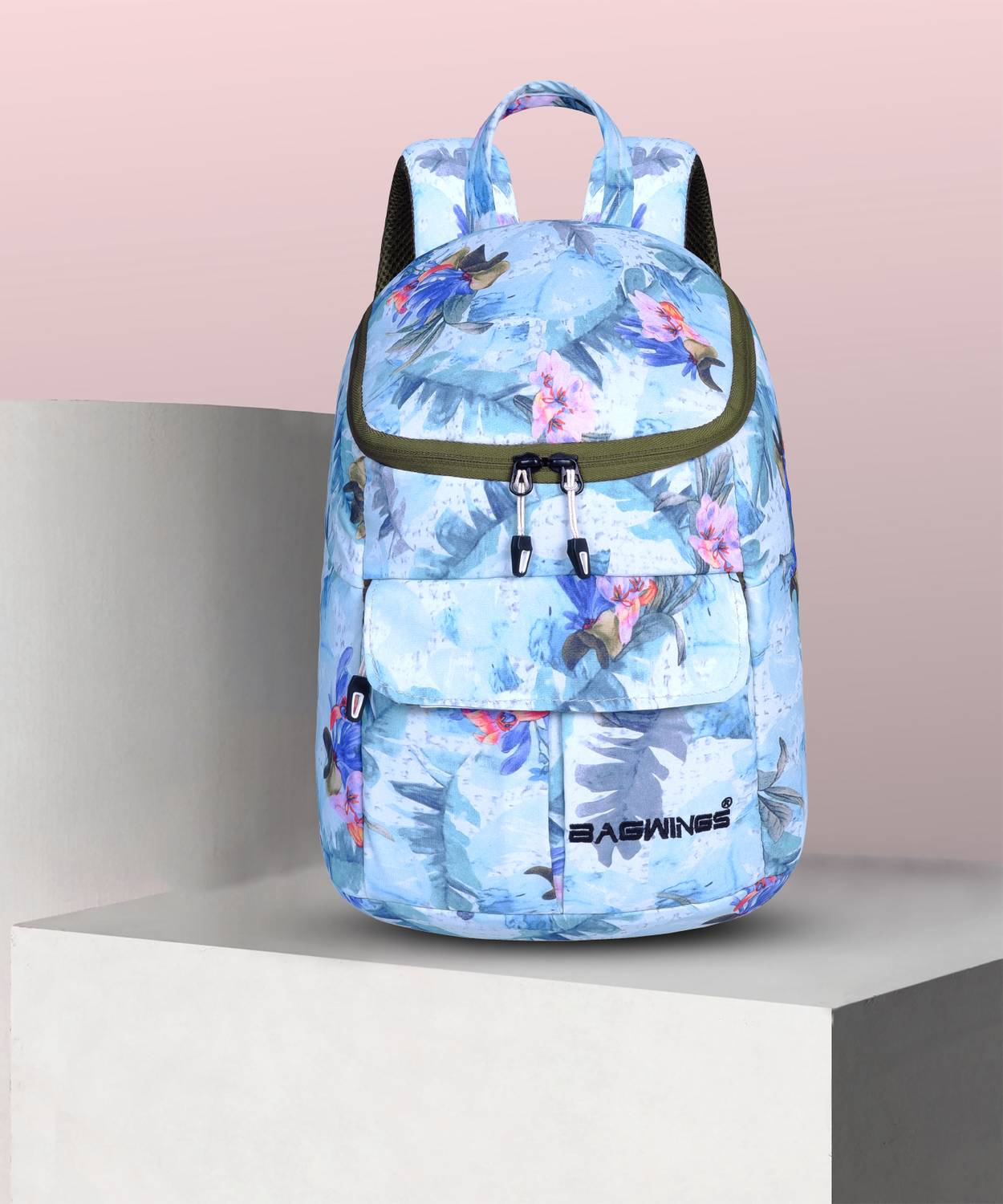 BAGWINGS BW004 Stylish Backpack for Girls||Trendy Girls Backpack||Mini/Small Printed Bag 15 L Backpack