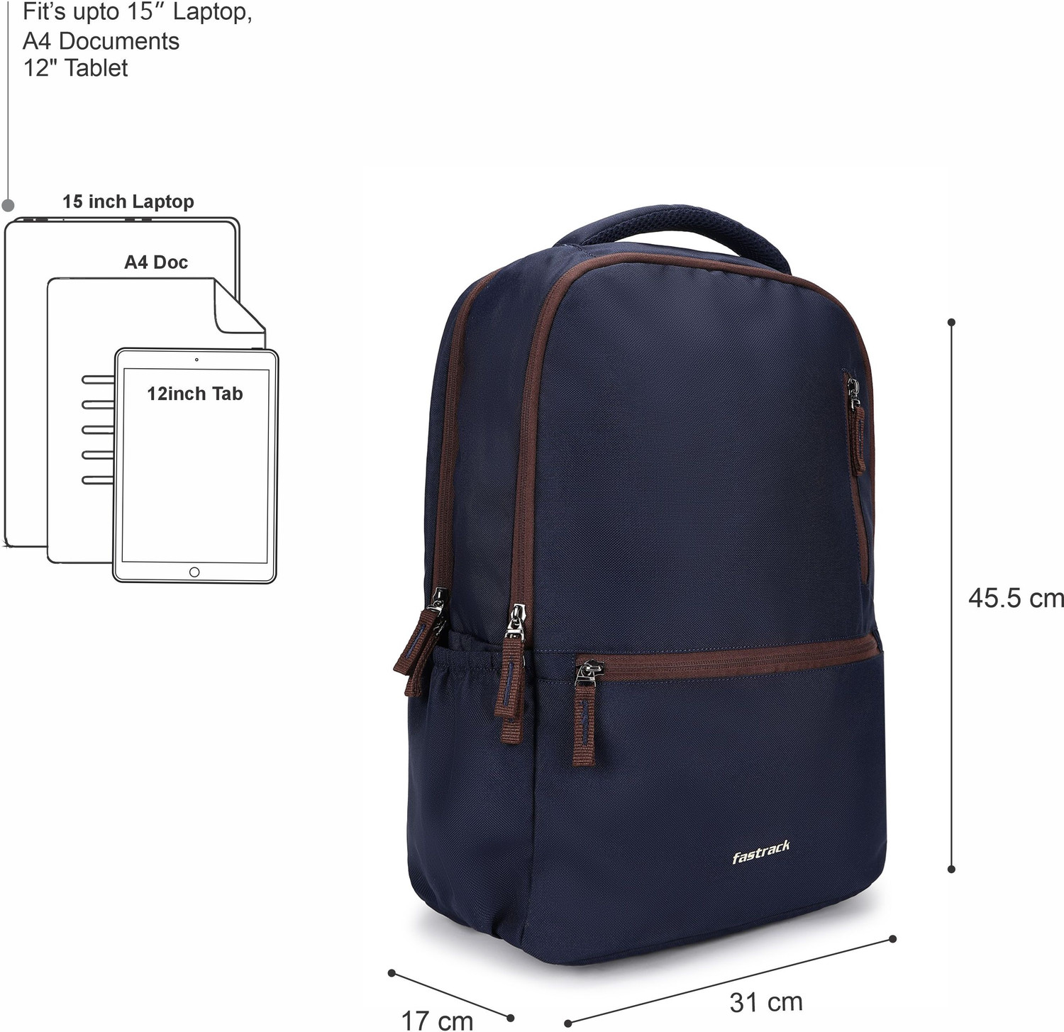 Image of Fastrack Unisex Haulpack Laptop Backpack with 15 inchLaptopSleeve 28 L Laptop Backpack