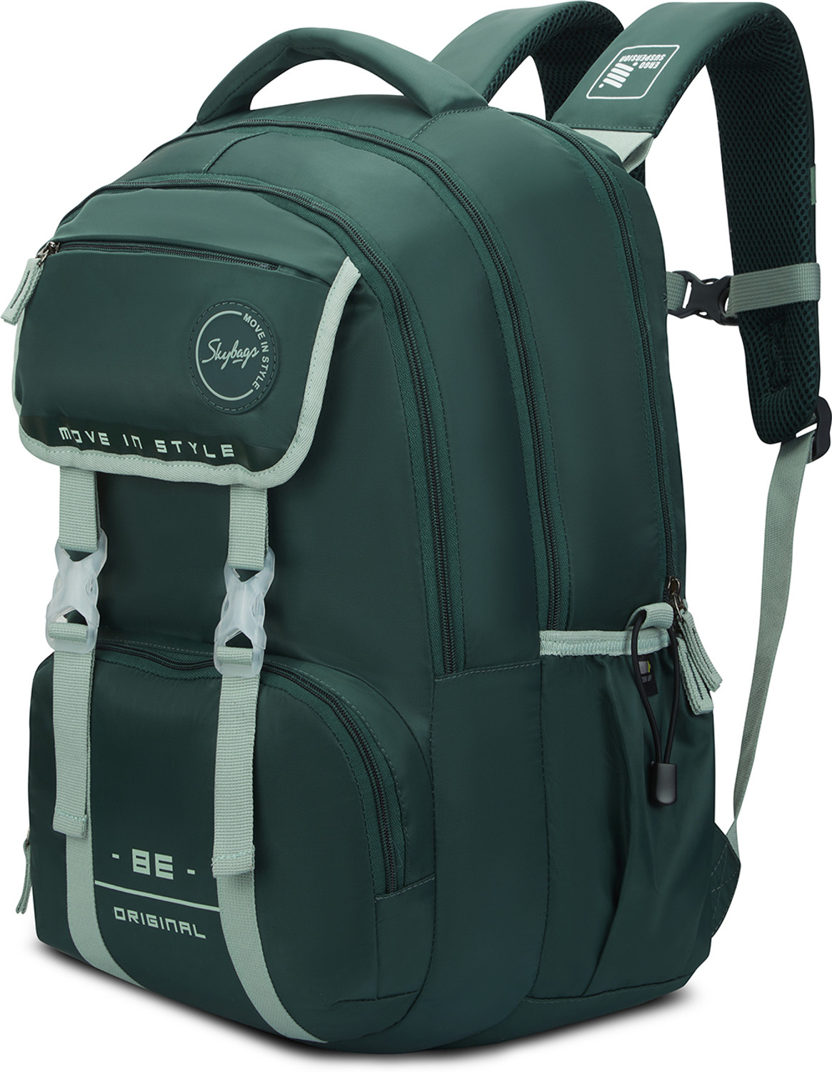 Image of SKYBAGS Sizzler Pro School Backpack for Boys & Girls with Insulated Tiffin Pouch -Unisex 39 L Backpack