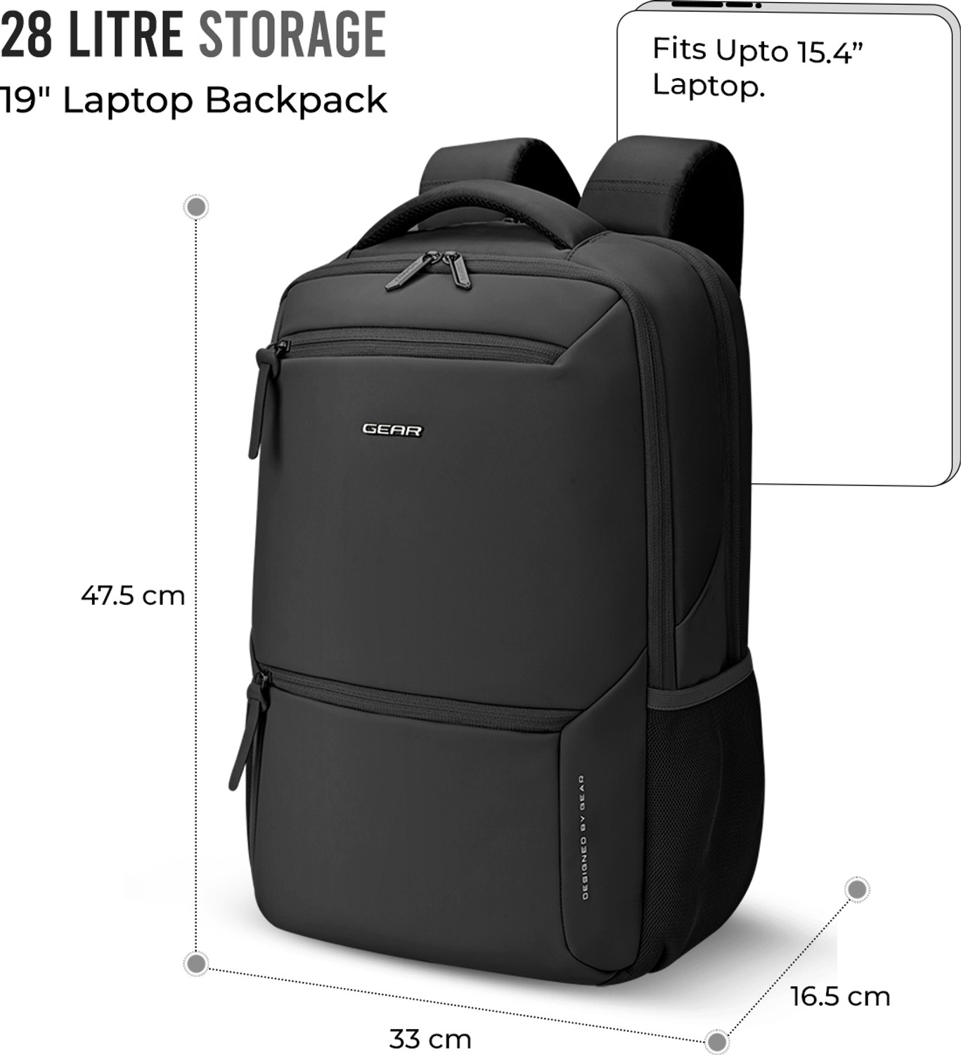 Image of Gear Armour Laptop Backpack 28 L Laptop Backpack