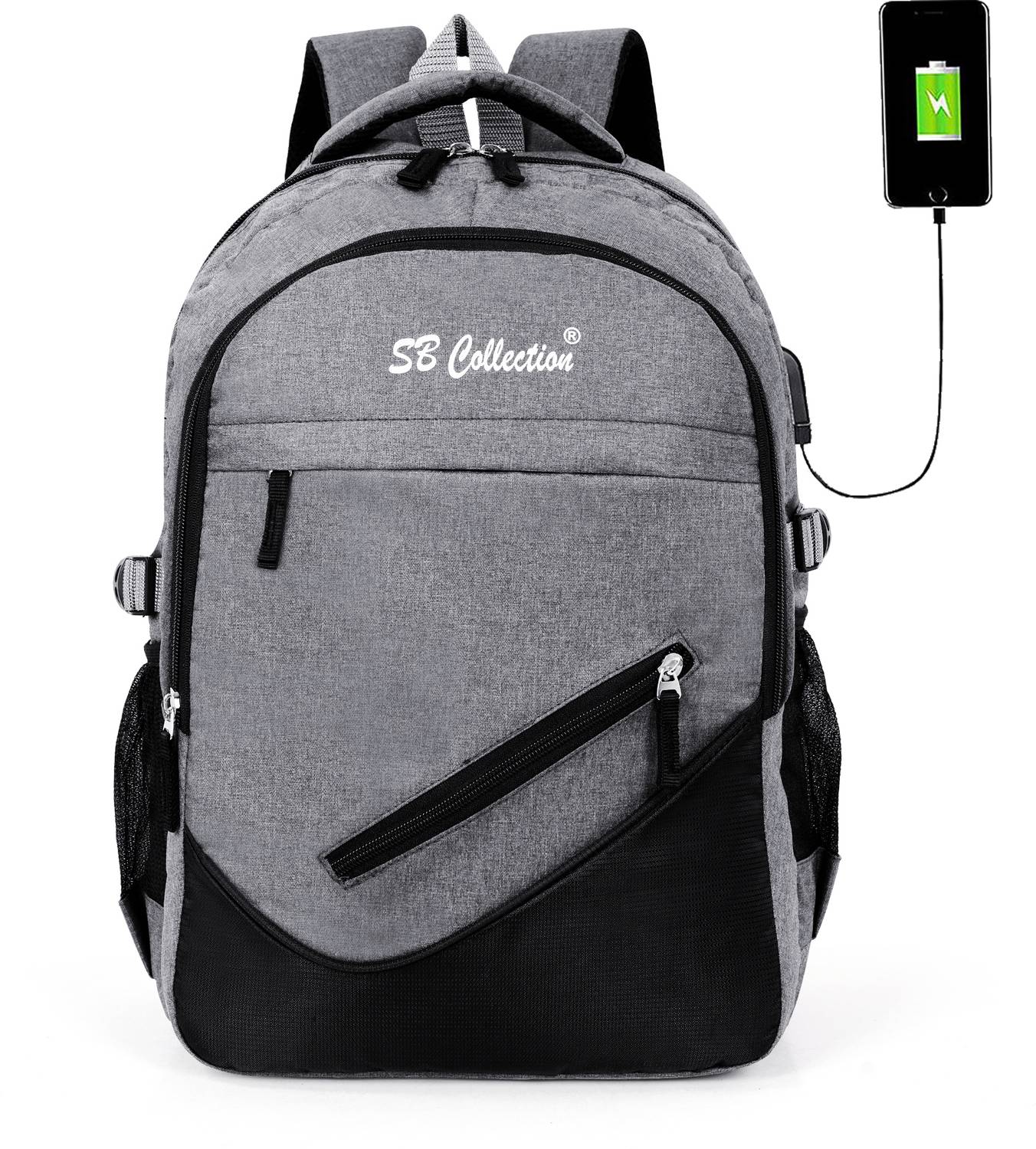 SBCOLLECTION UNISEX USB Water Proof Mountain RucksackHiking/Trekking/Camping Bag 32 L Laptop Backpack
