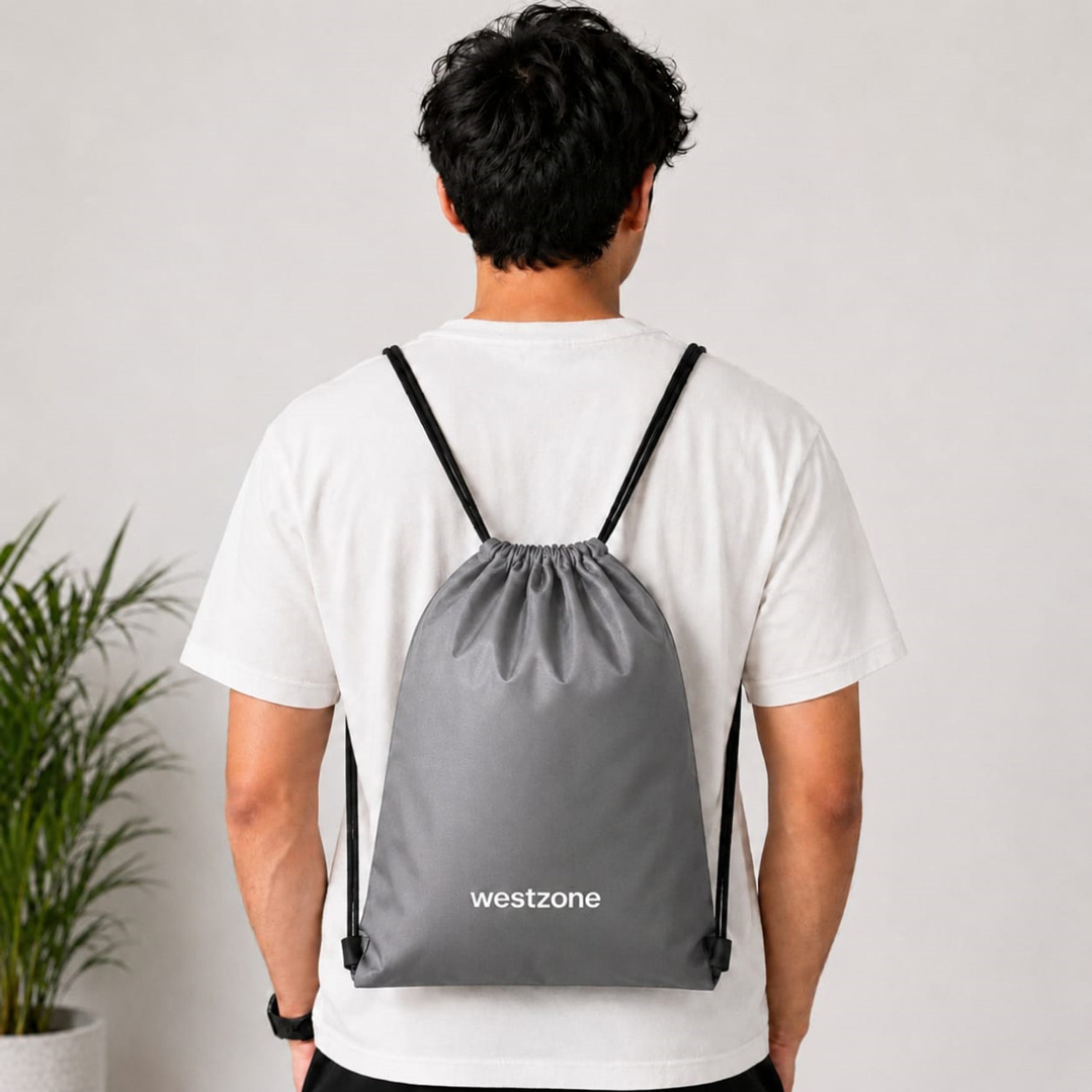 Image of WESTZONE Drawstring Bag for Women & Girl | Lightweight Gym Sport Travel Backpack 10 L Backpack