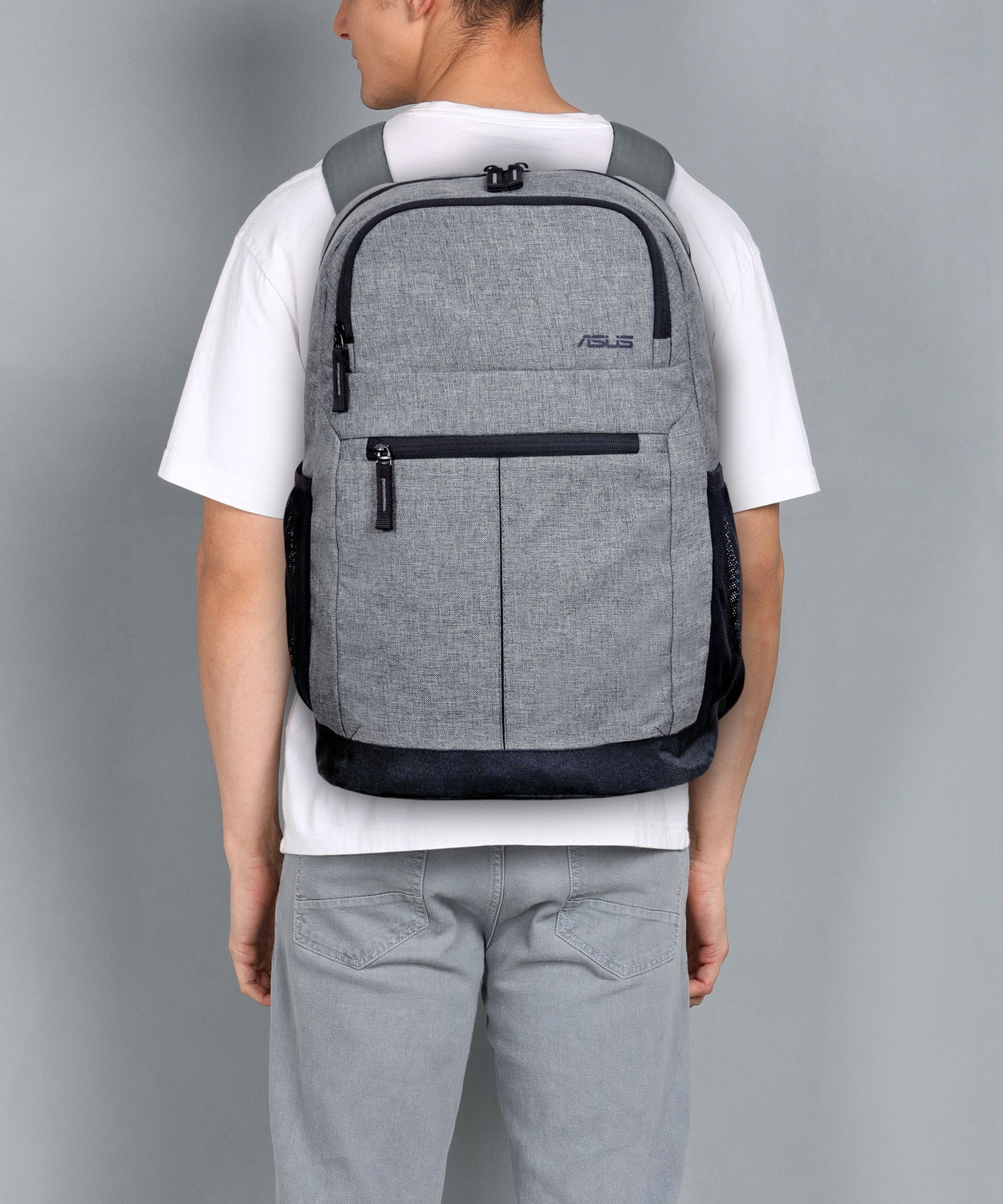 Image of ASUS AP1601, Two Large Front Pocket, with Luggage strap, for 16-inch laptop, 0.40 kg 19 L Laptop Backpack
