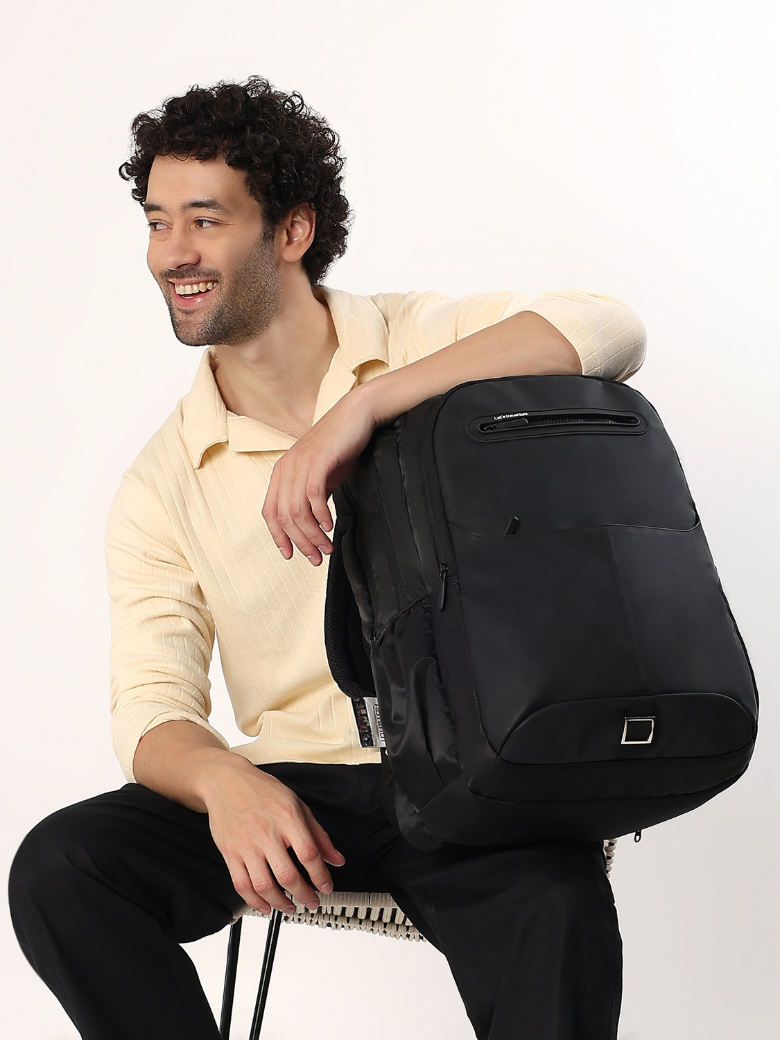 Image of HOT SHOT |Rain Cover|Office|College|Travel|Anti Theft|Suspension Straps|Trolley Sleeve| 38 L Laptop Backpack