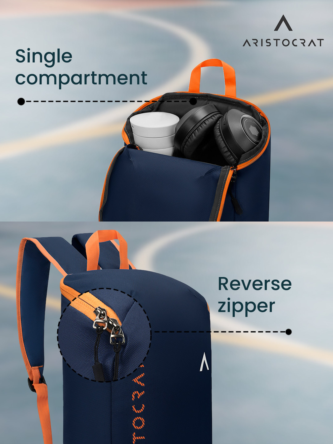 Image of ARISTOCRAT Berry Casual Daypack with Adjustable Shoulder Strap | Gym,Travel & Everyday Bag 11 L Backpack