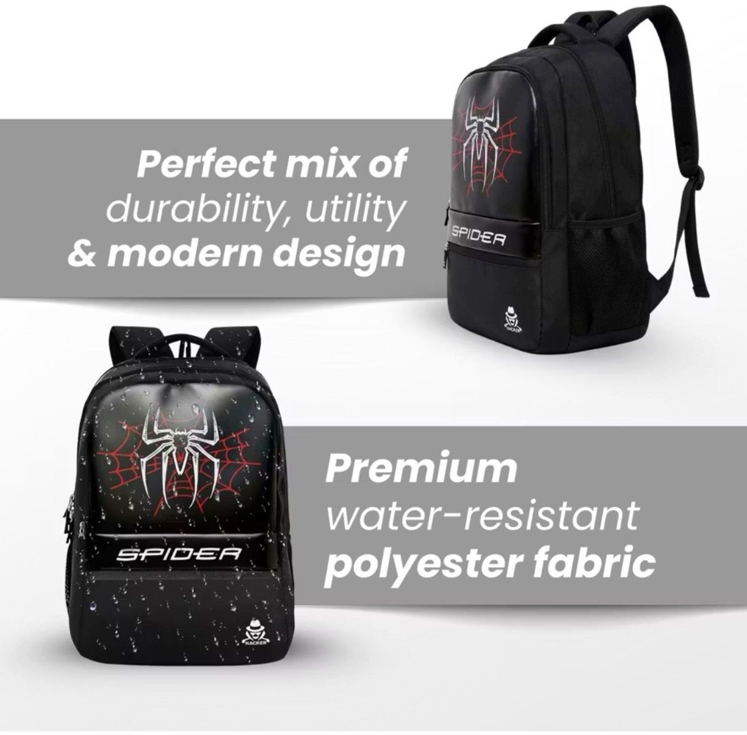 Image of MEGABOND Spider Printed Backpack for Men & Women 35 L Backpack