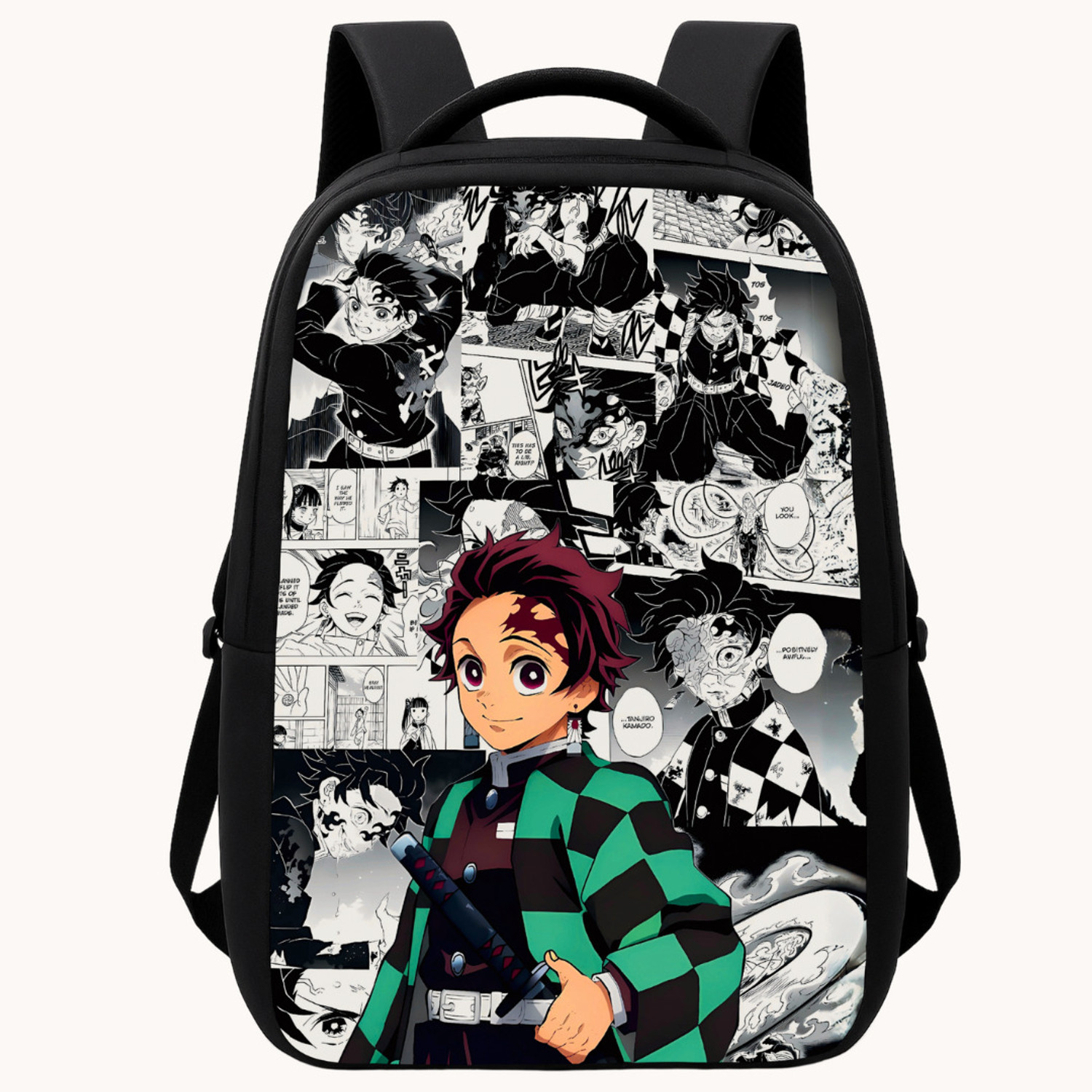 Image of Bagbros Demon Slayer Tanjiro Backpack | Waterproof Anime School, College Backpack 35L 35 L Backpack
