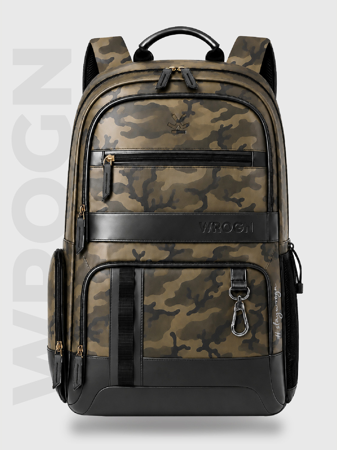 Image of WROGN Unisex Urban Heritage Pro Laptop Backpack with Anti Theft Pocket & Rain Cover 40 L Laptop Backpack