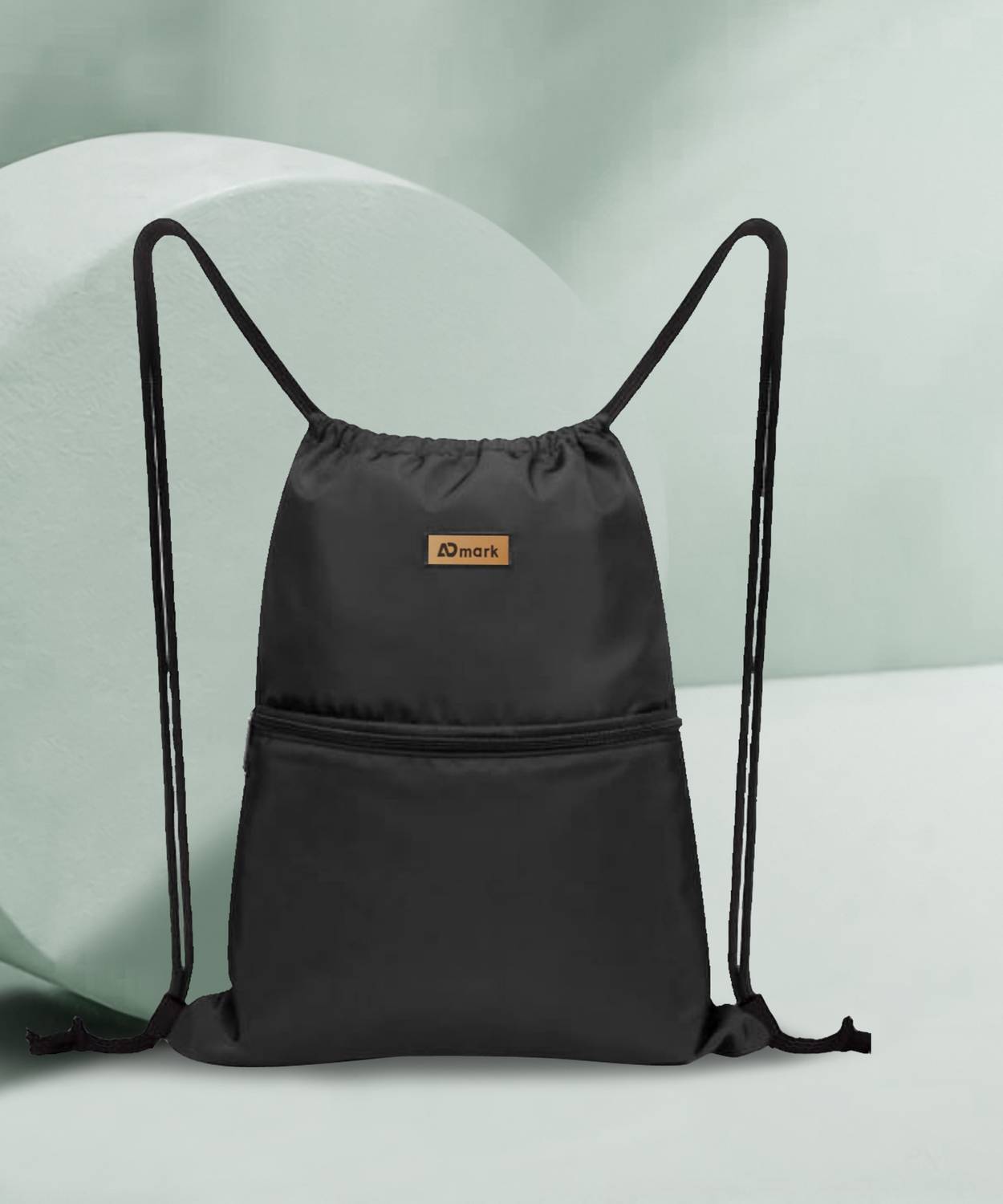 ADMARK Casual double zipper Drawstring bag 10 L Backpack