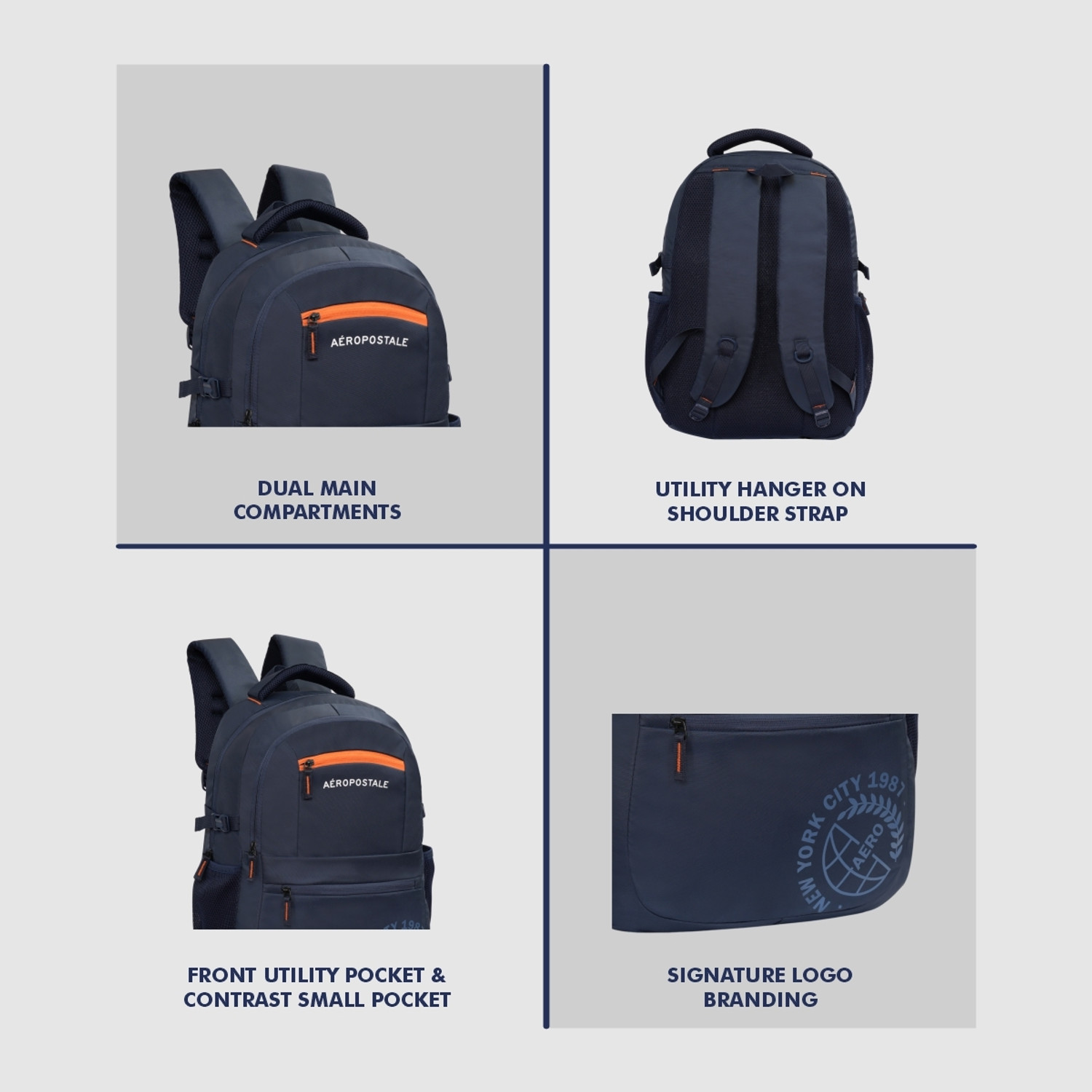 Image of AEROPOSTALE BASIN 20 L Laptop Backpack