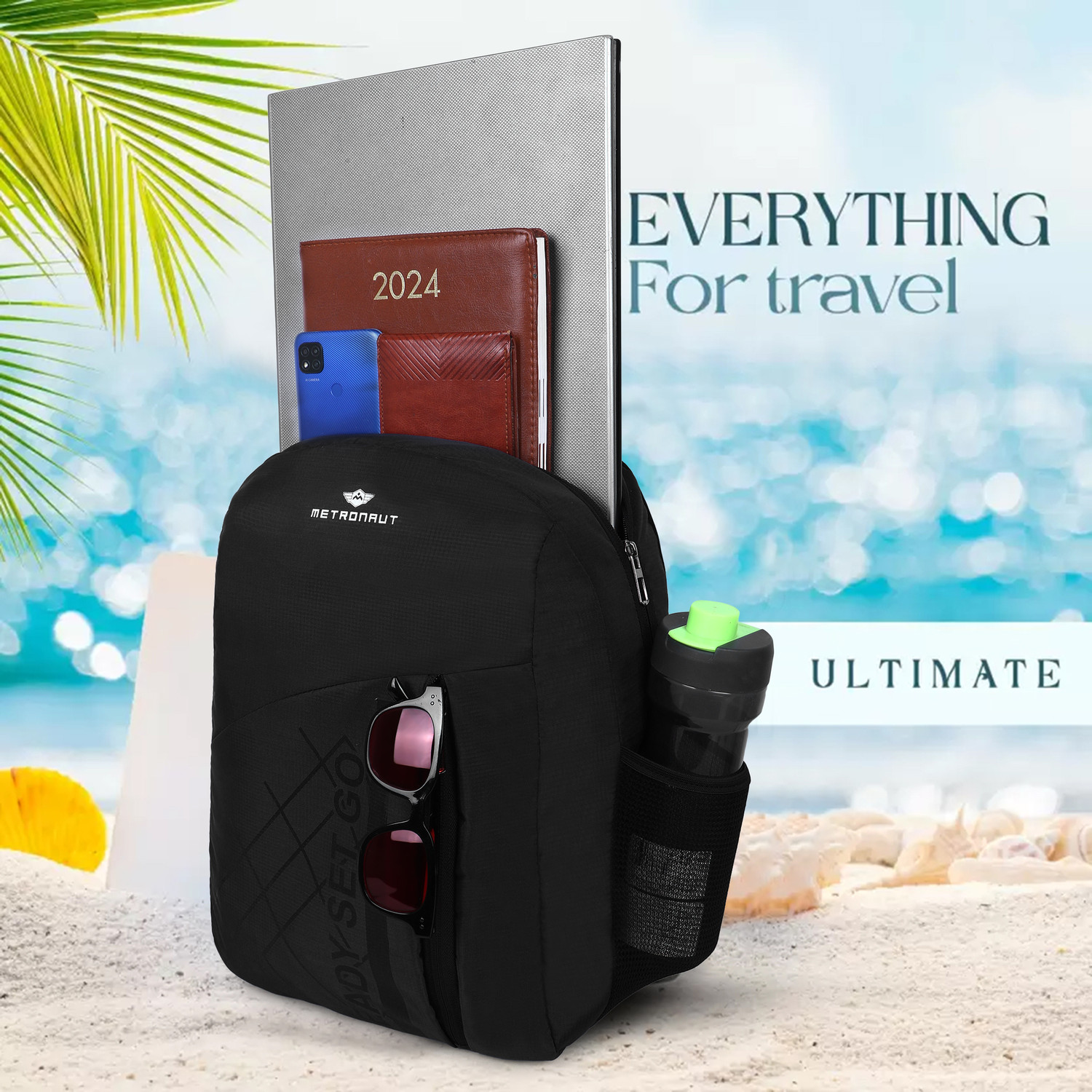 Image of METRONAUT UrbanFlex Polyester Backpack Tear-Resistant Fabric & Everyday Design 25 L Backpack