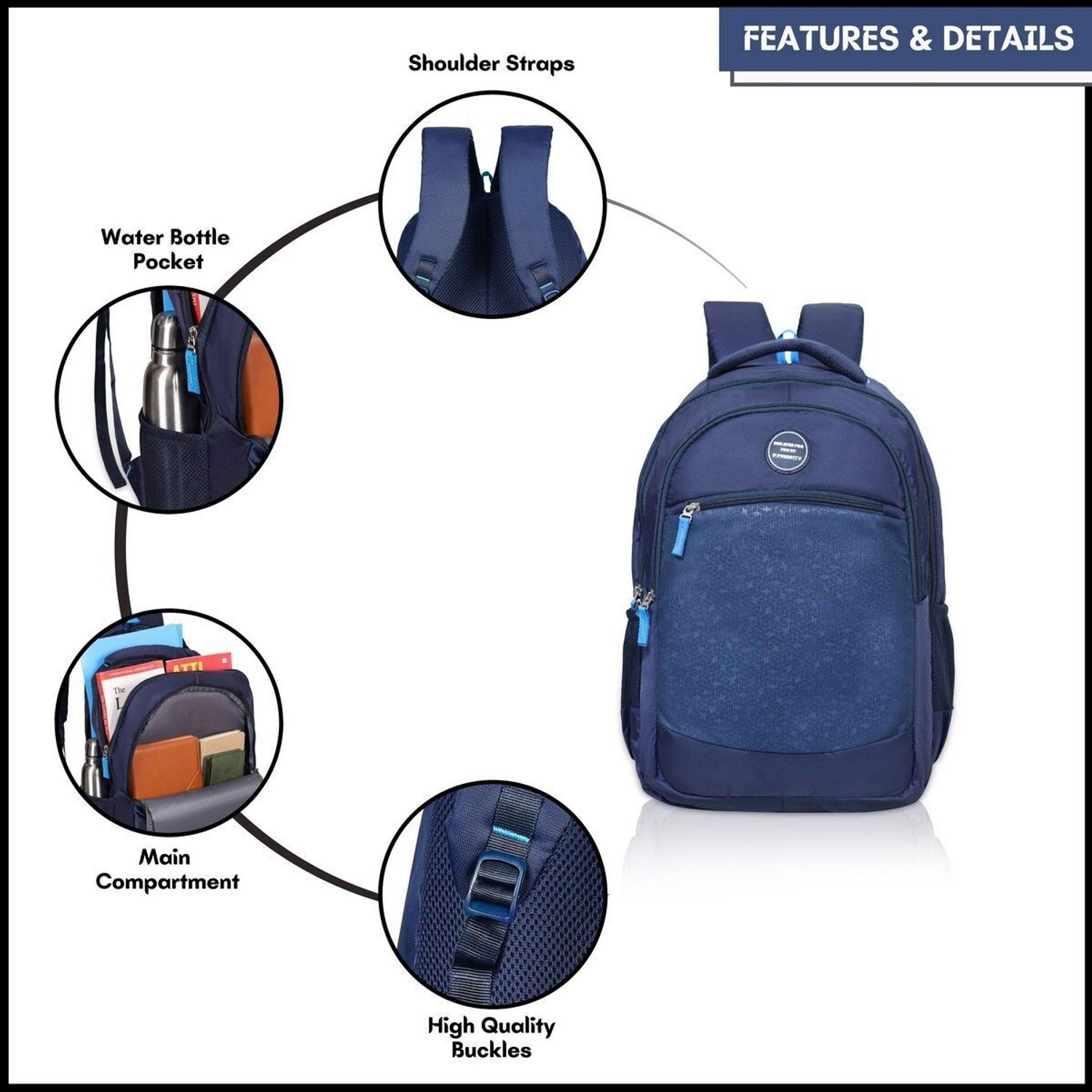 Image of Priority Trident 003 College Bag NBL 38 L Backpack